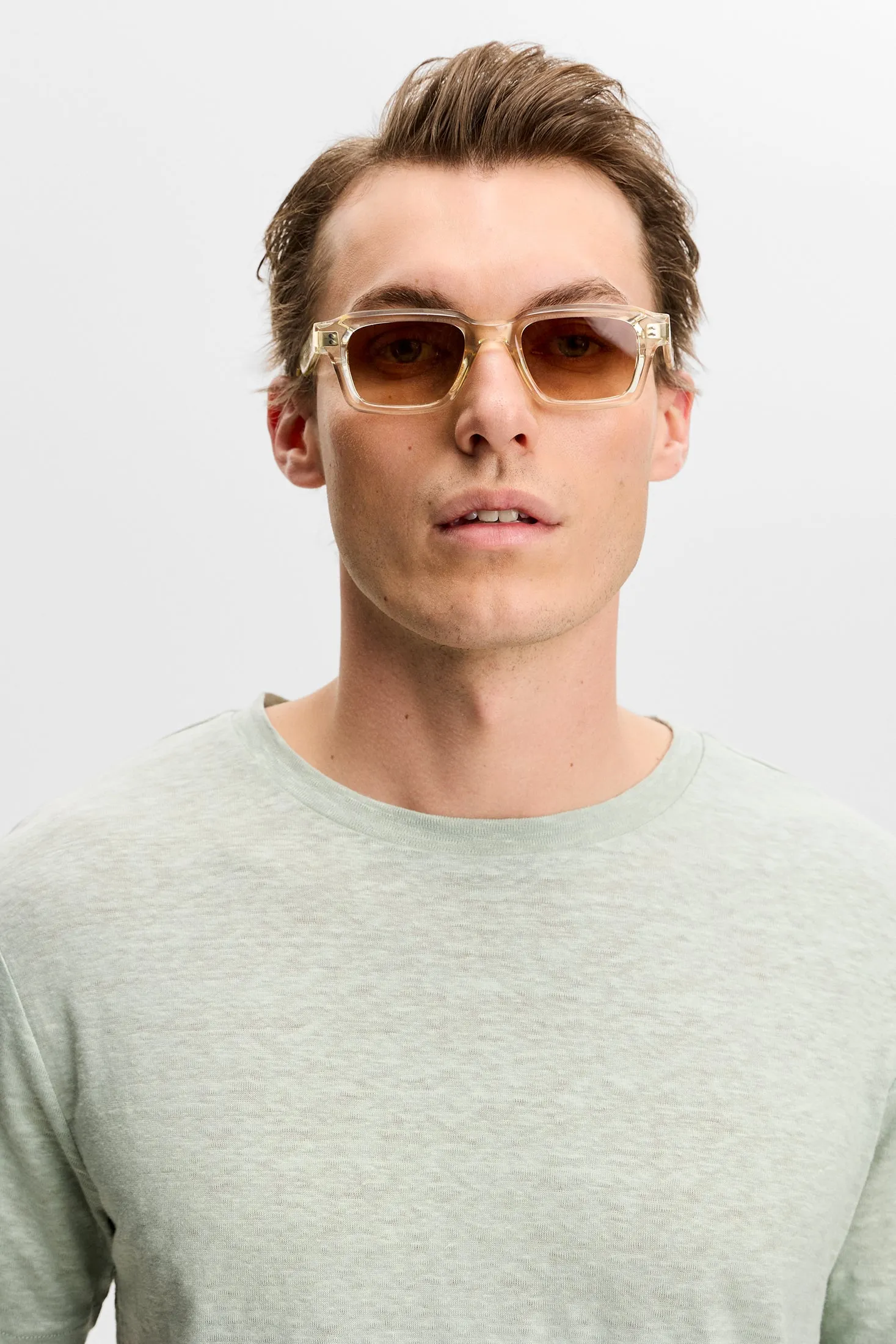 Coma Linen Tee / Jadeite sold by J. Lindeberg product image thumbnail 5