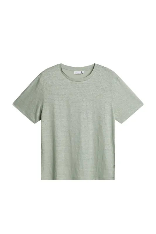 Coma Linen Tee / Jadeite sold by J. Lindeberg