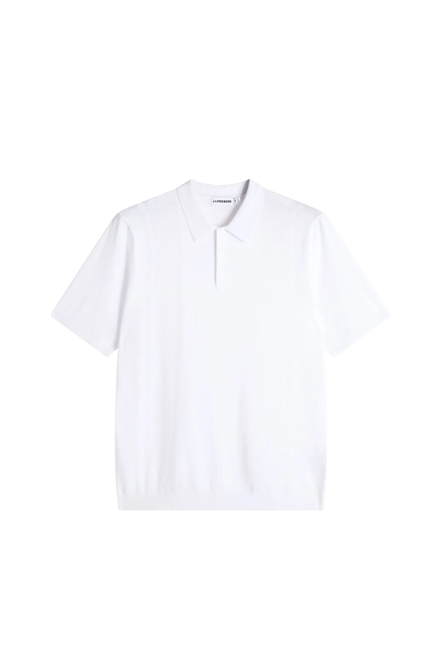 Reymond Seasonal Knit Polo / White sold by J. Lindeberg