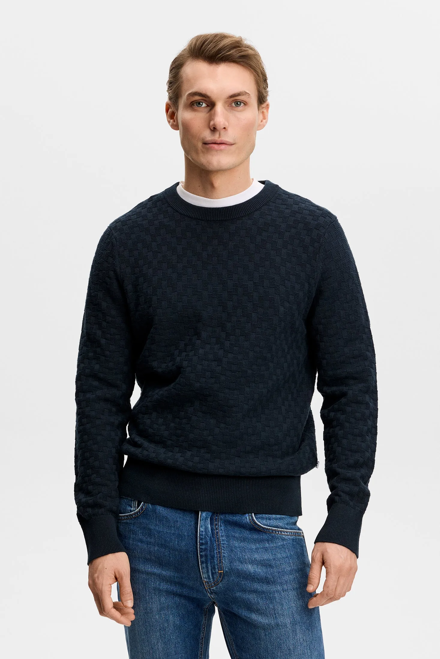 Arthur Knit Org Cotton / JL Navy sold by J. Lindeberg product image thumbnail 2
