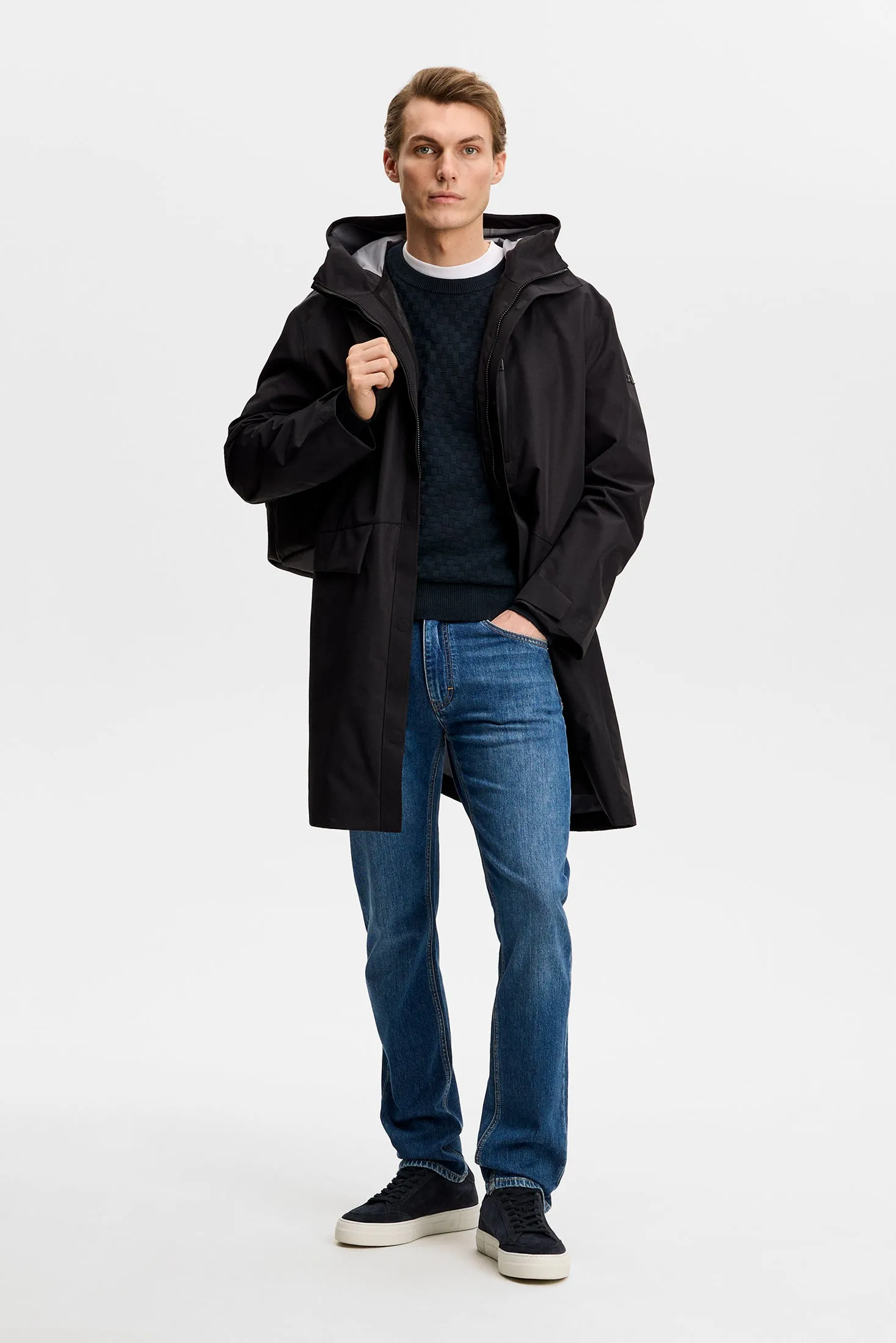 Arthur Knit Org Cotton / JL Navy sold by J. Lindeberg product image thumbnail 4