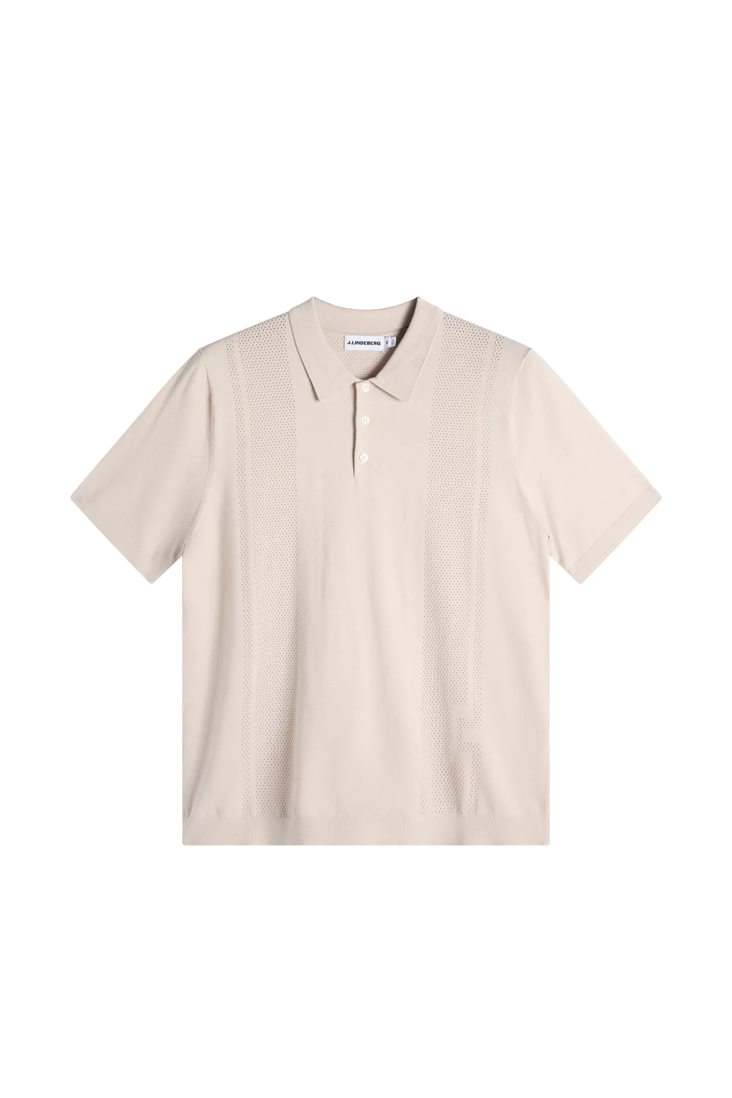 Reymond Seasonal Knit Polo / Moonbeam sold by J. Lindeberg