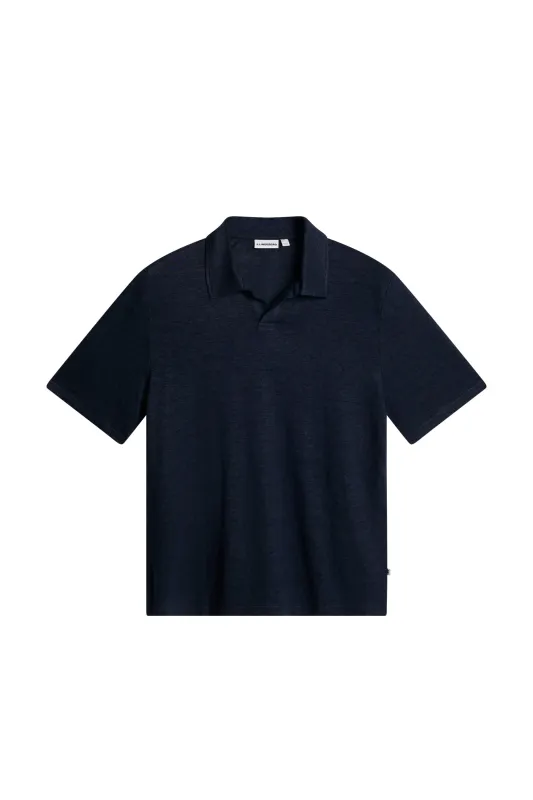 Roy Linen Polo / JL Navy sold by J. Lindeberg