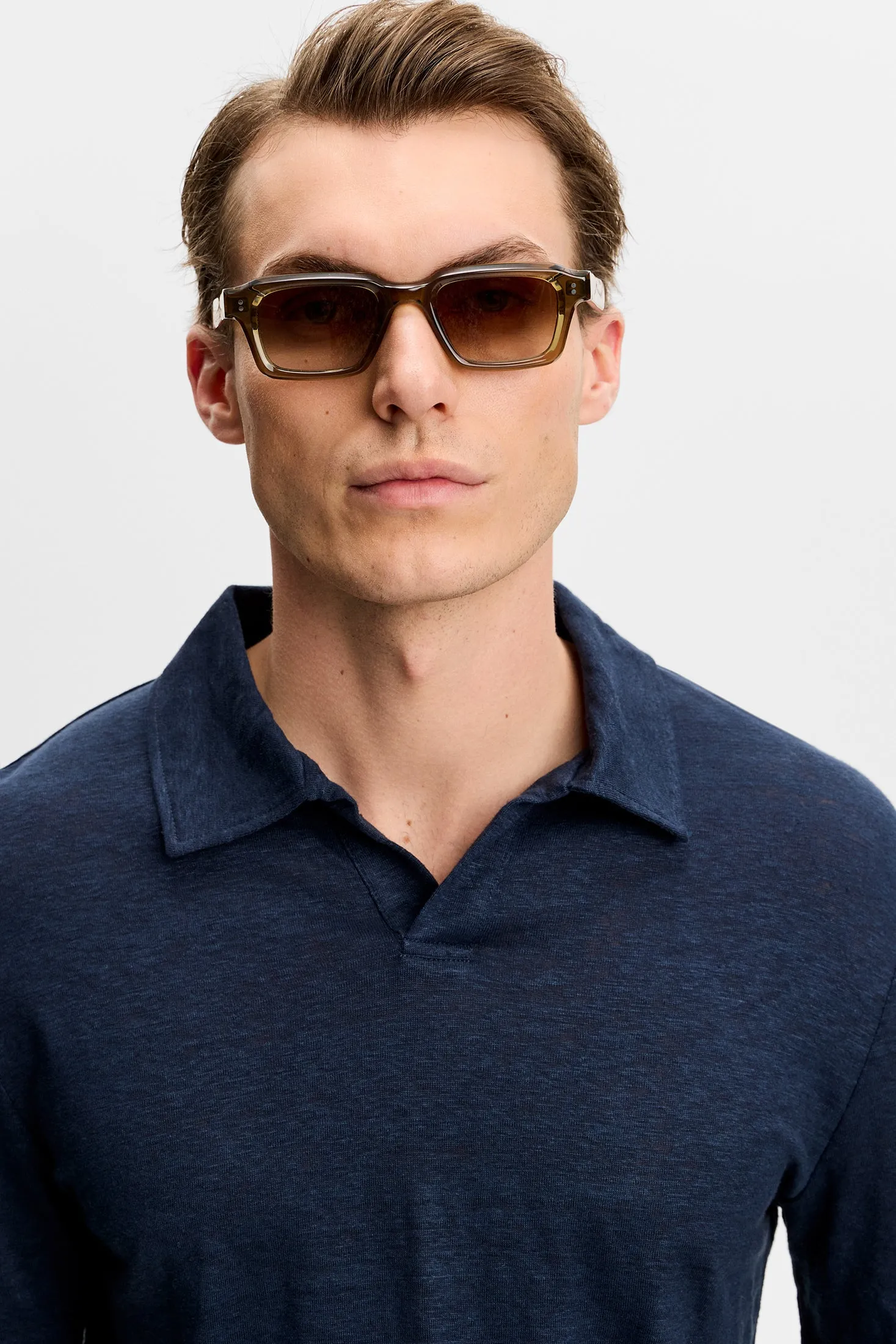 Roy Linen Polo / JL Navy sold by J. Lindeberg product image thumbnail 5