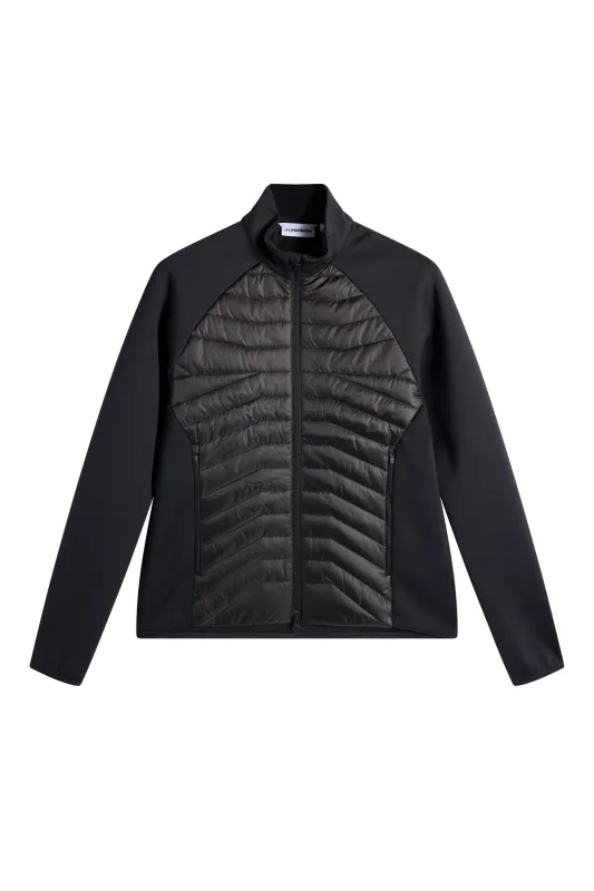 Heyden Quilt Hybrid Jacket / Black sold by J. Lindeberg
