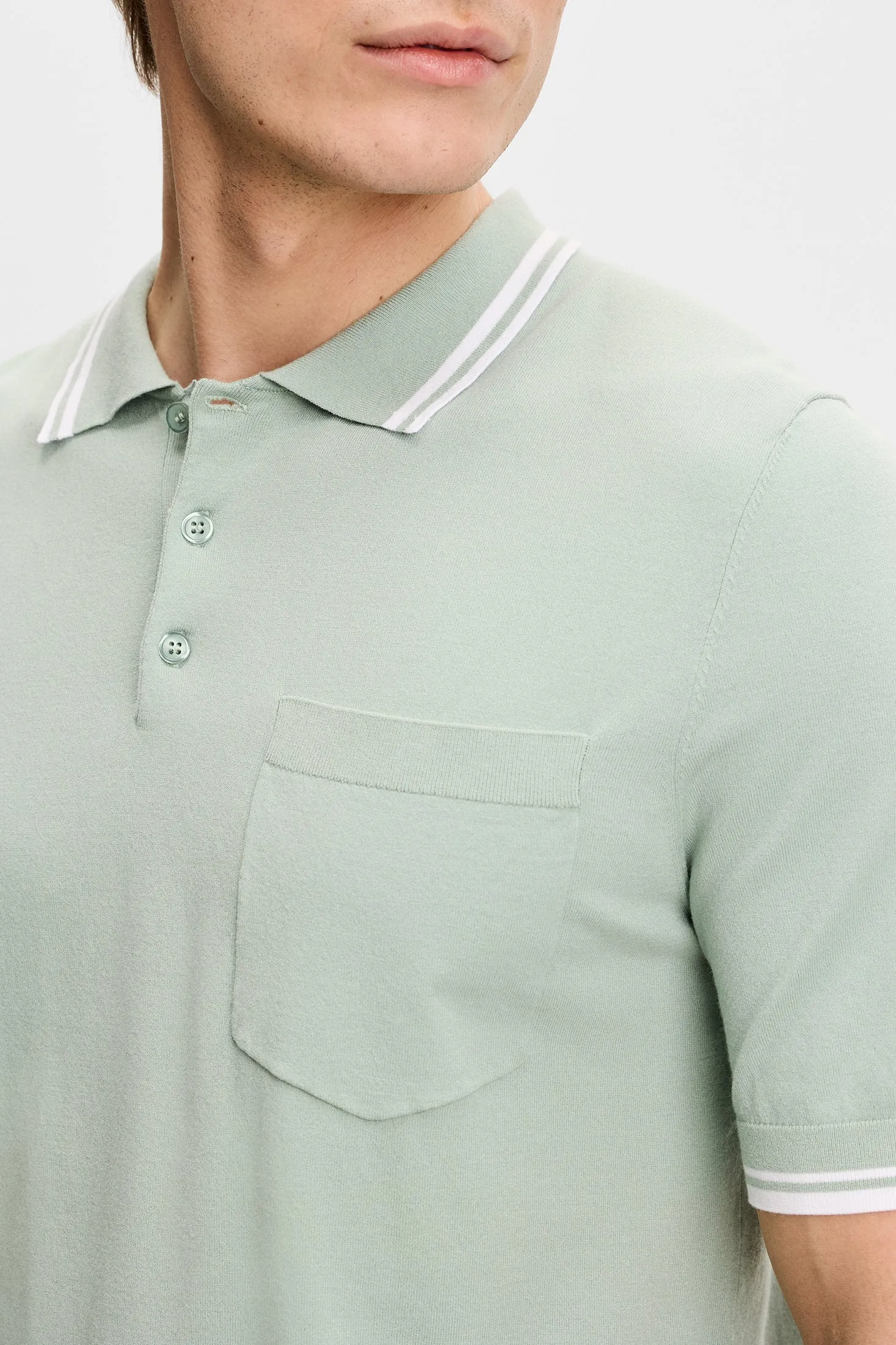 Ramon Knit SS Polo / Jadeite sold by J. Lindeberg product image thumbnail 5