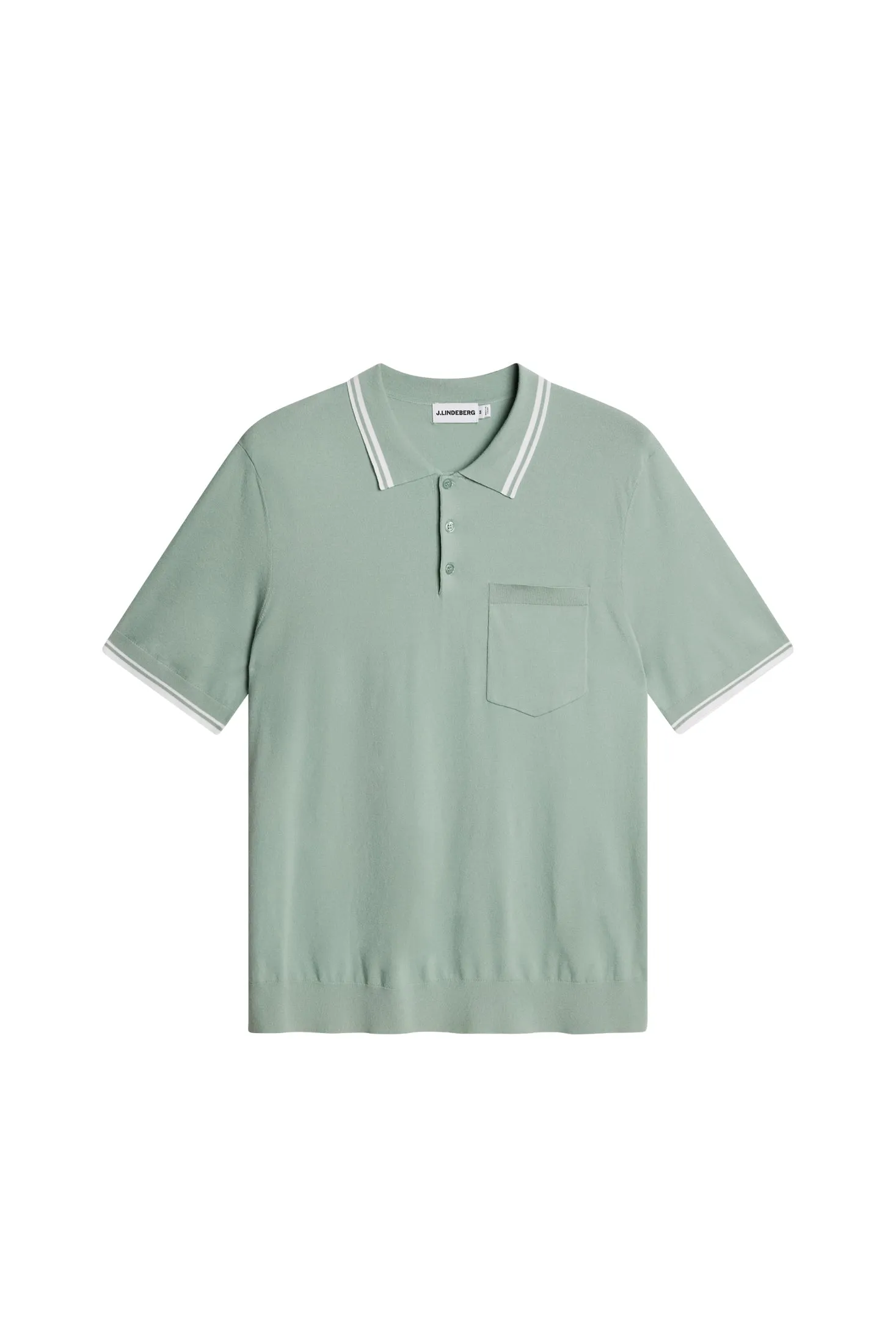 Ramon Knit SS Polo / Jadeite sold by J. Lindeberg