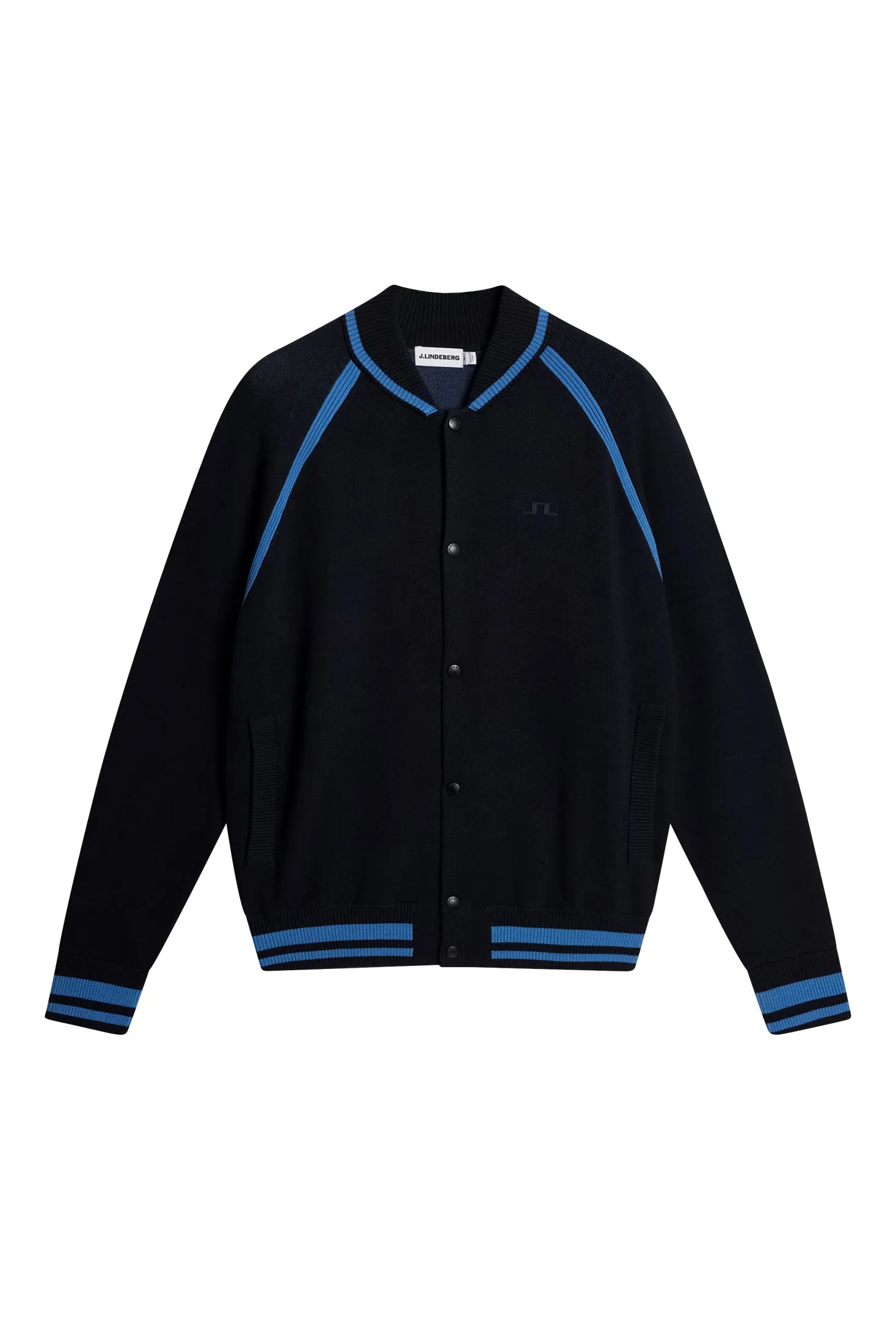 Stanley Jacquard Knit Bomber / JL Navy sold by J. Lindeberg