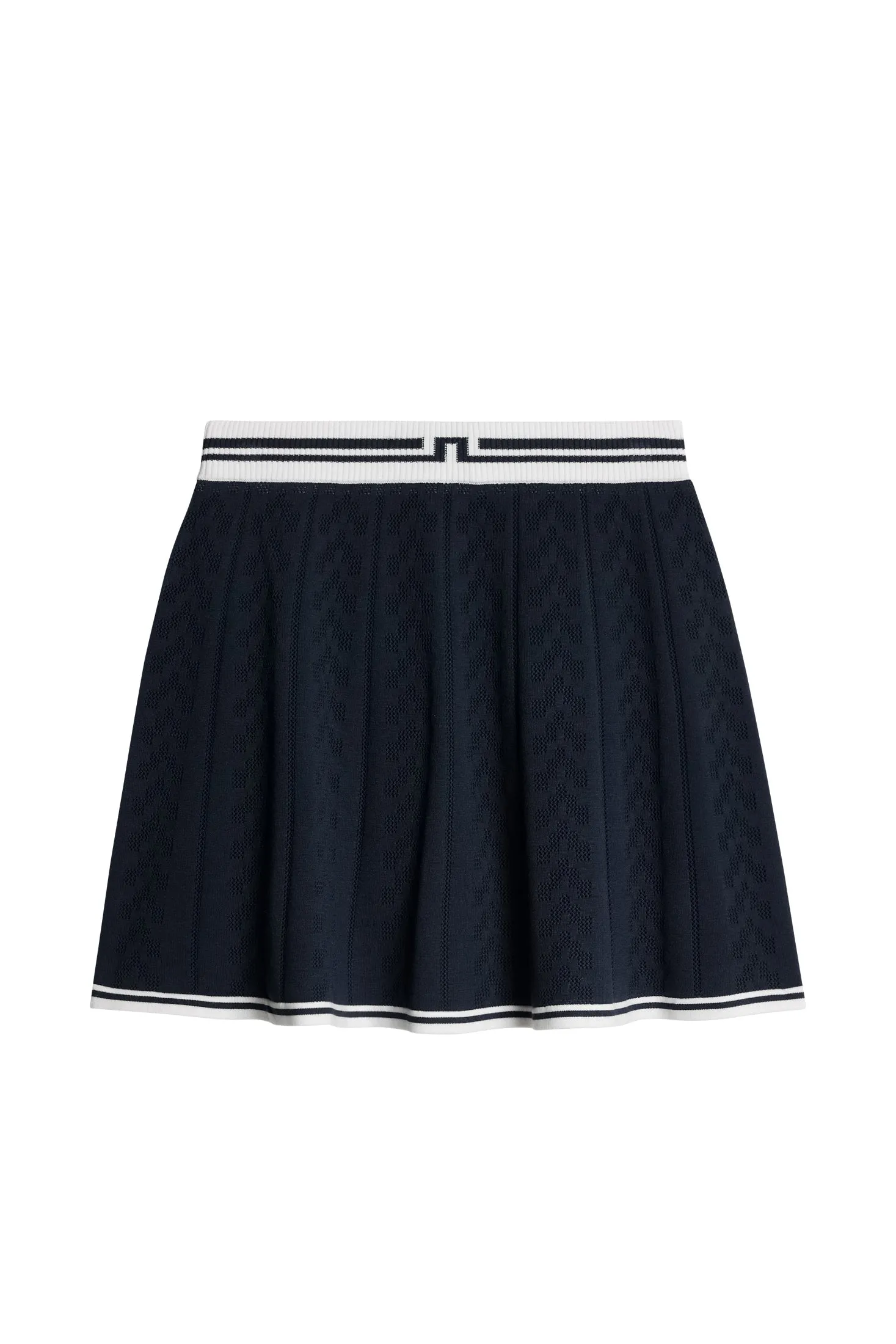 Pamela Pointelle Knitted skirt / JL Navy sold by J. Lindeberg