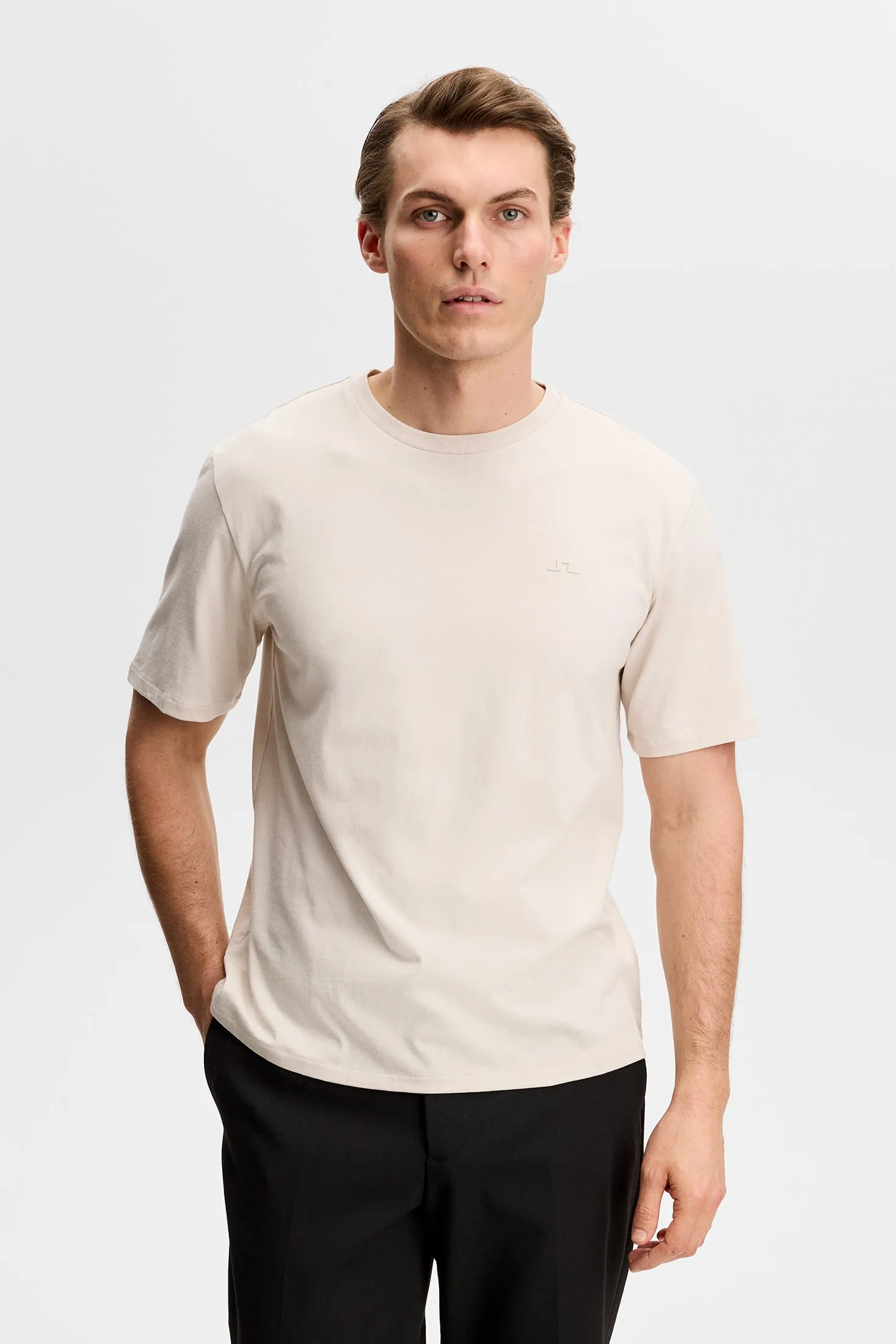 Alpha T-shirt / Moonbeam sold by J. Lindeberg product image thumbnail 2