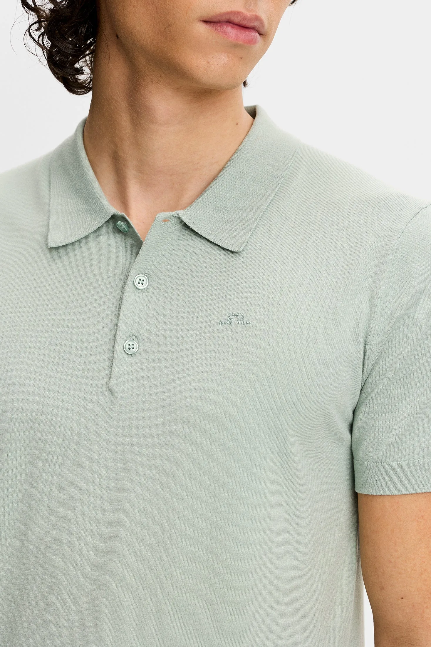 Ridge Knitted Polo / Jadeite sold by J. Lindeberg product image thumbnail 5