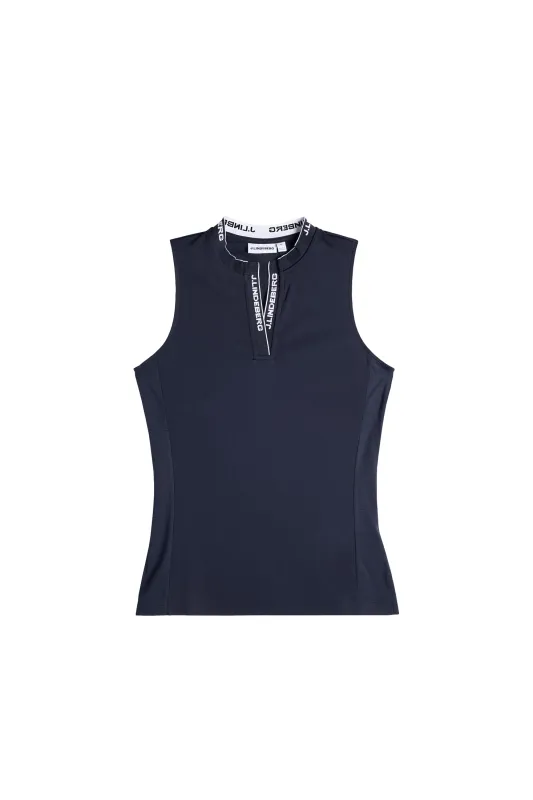 Leya Sleeveless Top / JL Navy sold by J. Lindeberg