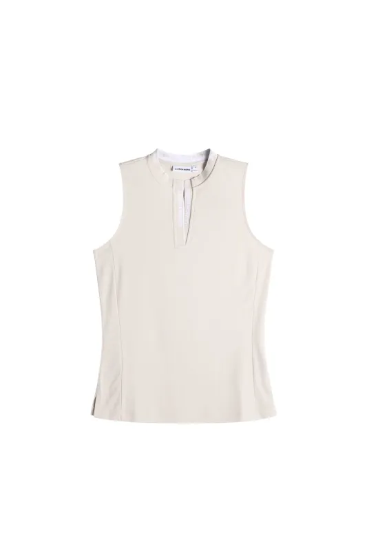Leya Sleeveless Top / Moonbeam sold by J. Lindeberg