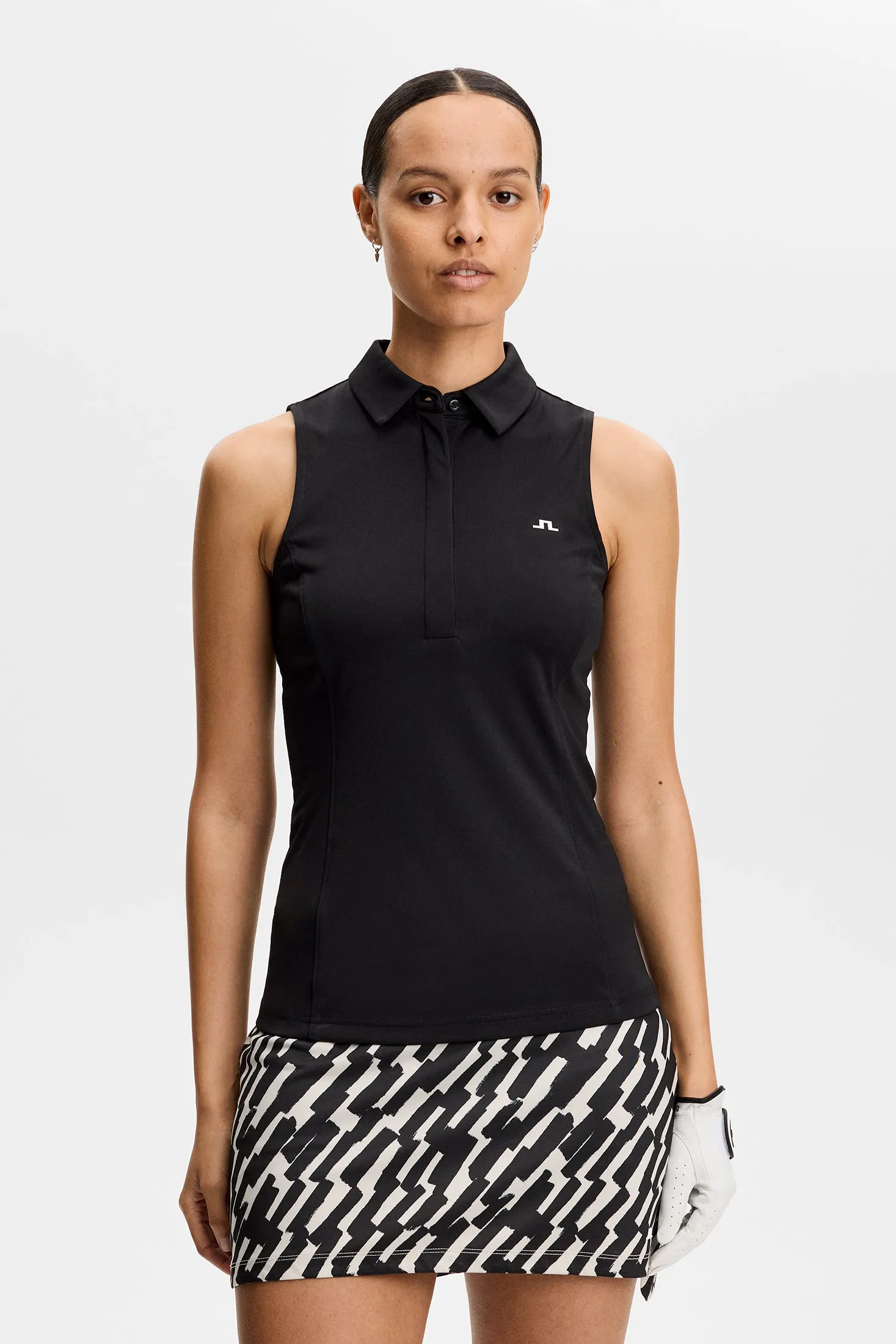 Dena Sleeveless Polo / Black sold by J. Lindeberg product image thumbnail 2