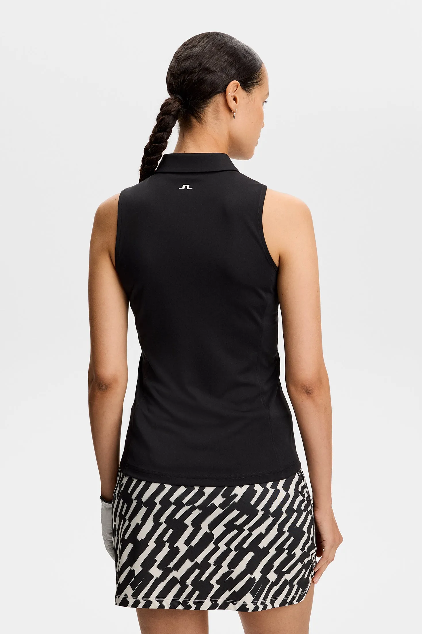 Dena Sleeveless Polo / Black sold by J. Lindeberg product image thumbnail 3