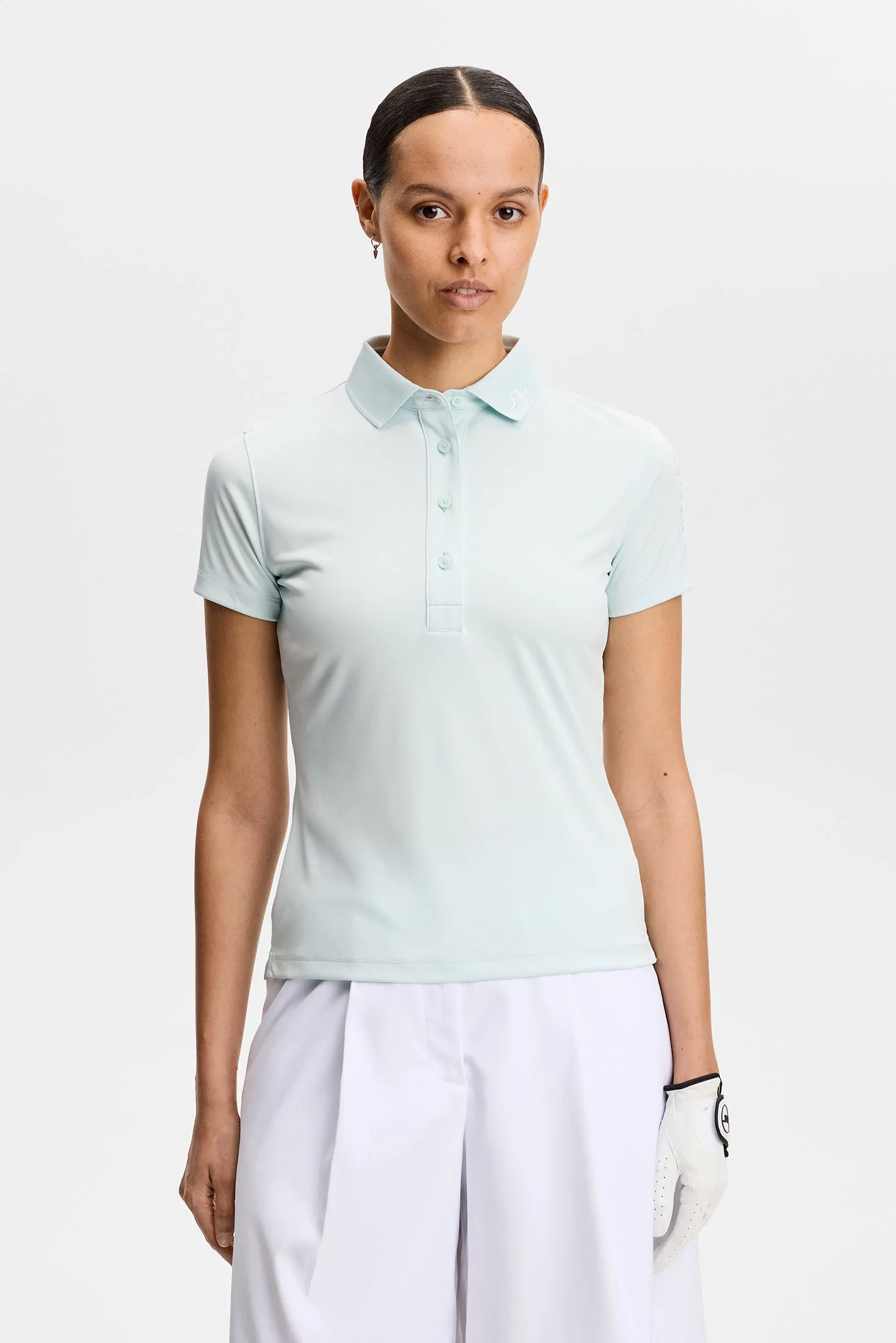 Tour Tech Polo / Skylight Melange sold by J. Lindeberg product image thumbnail 3