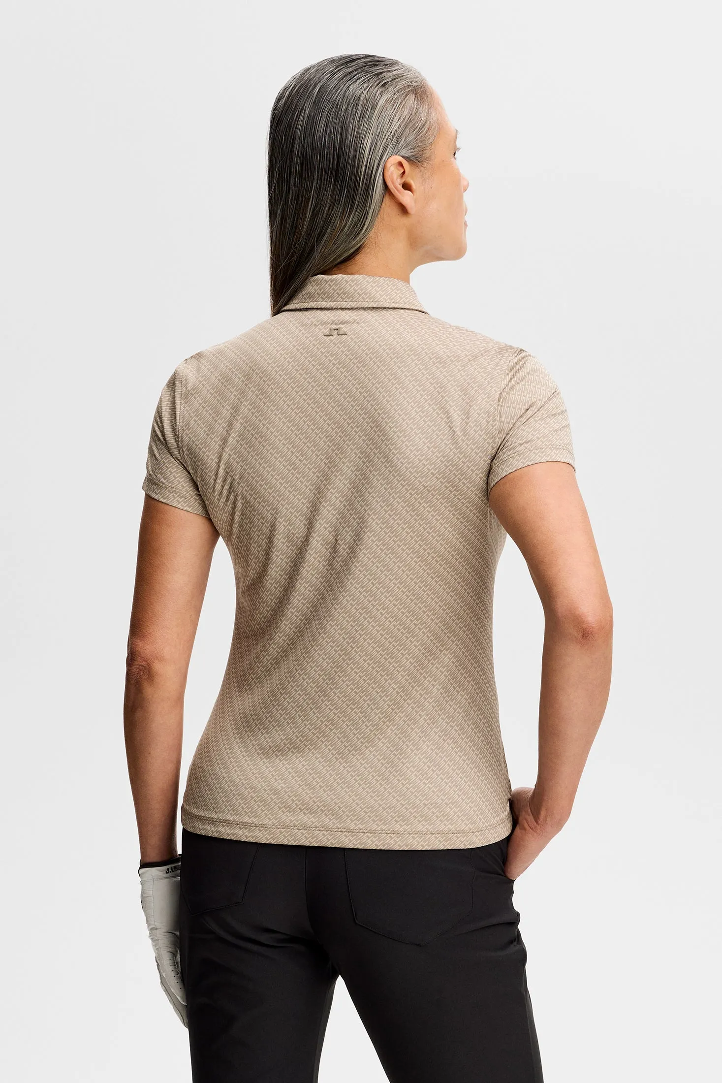 Caitlyn Polo / Flight Bridge Brindle Fossil S sold by J. Lindeberg product image thumbnail 4