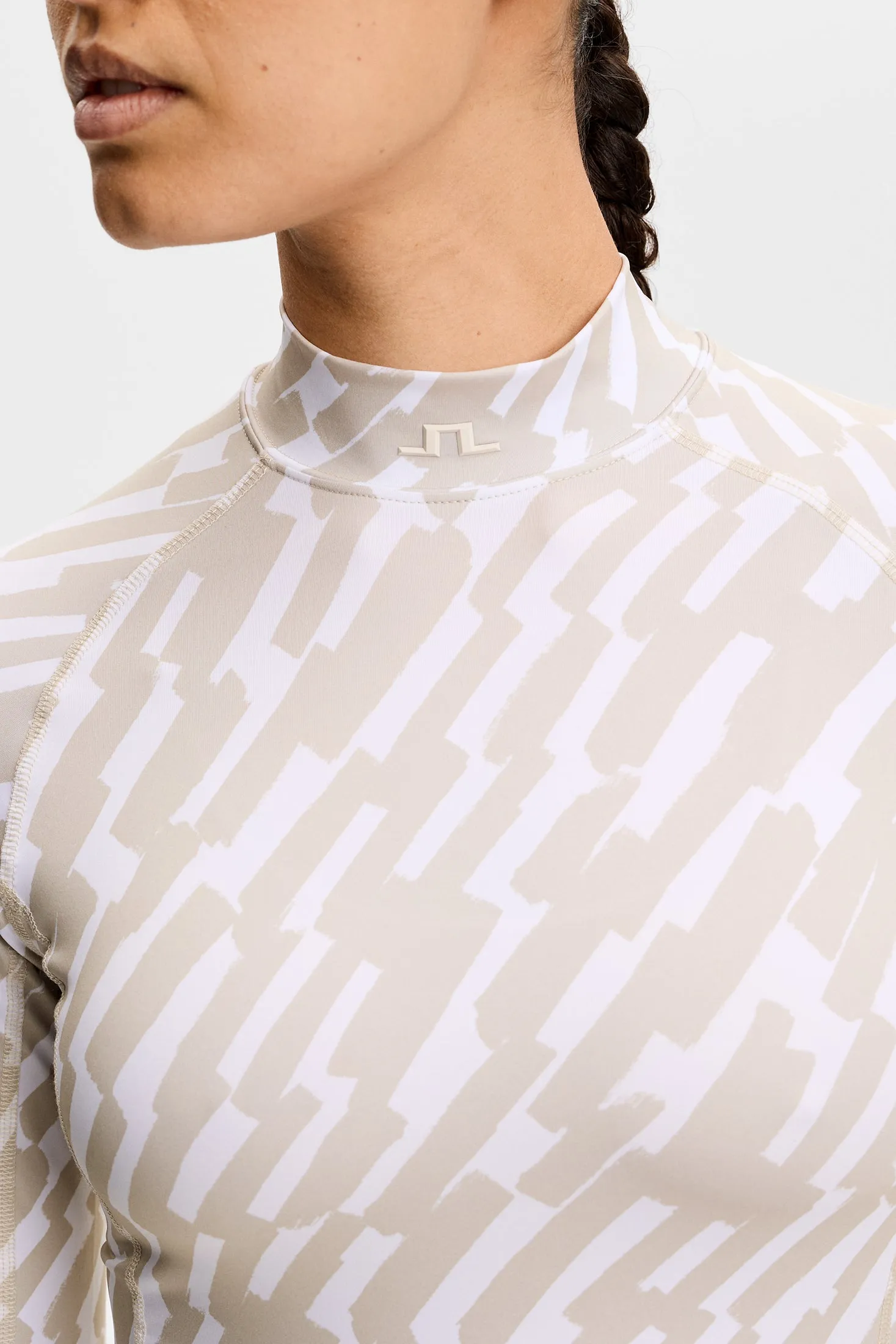 Ella Print Compression Top / Oak Island Fossil M sold by J. Lindeberg product image thumbnail 5