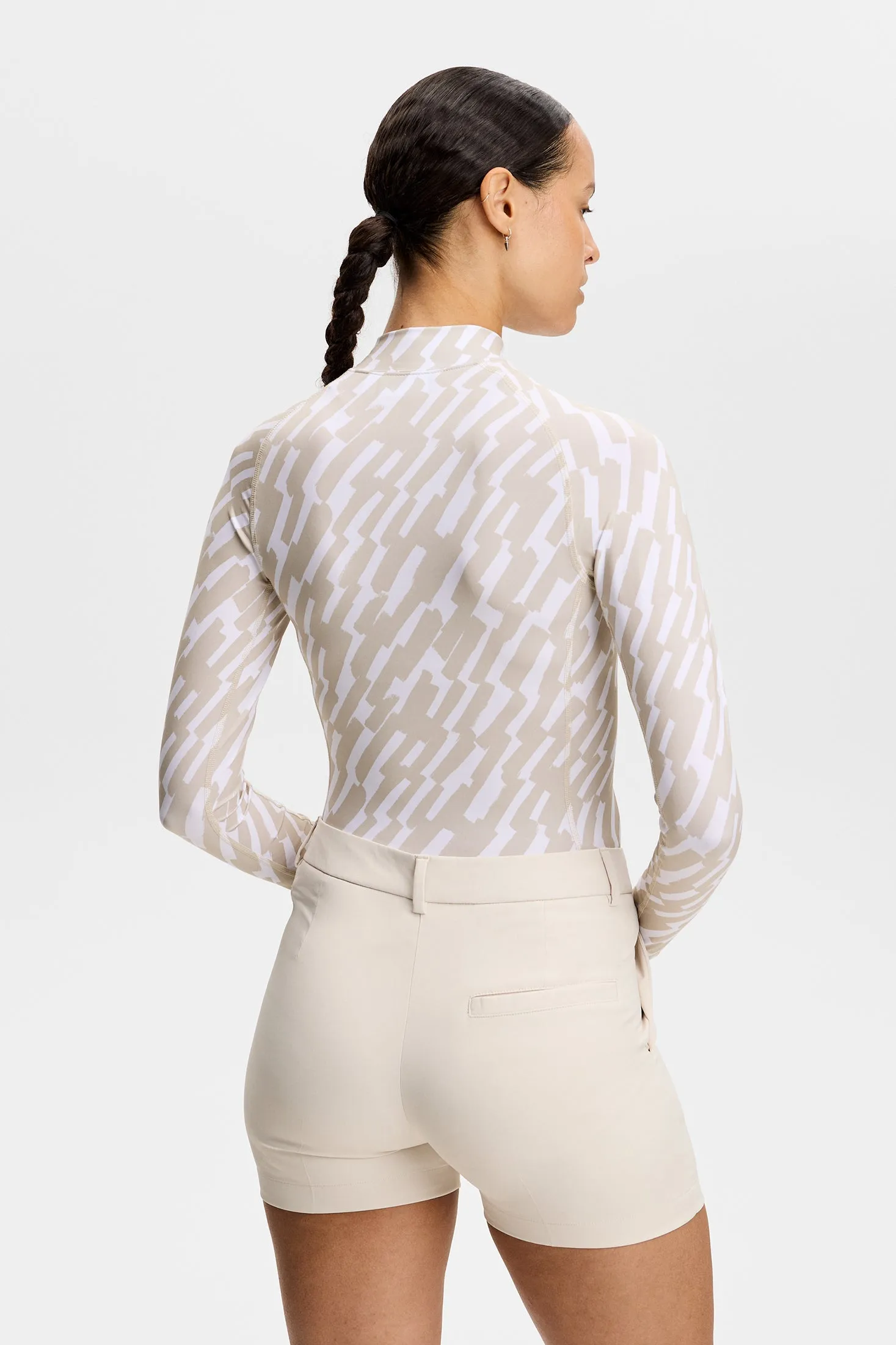 Ella Print Compression Top / Oak Island Fossil M sold by J. Lindeberg product image thumbnail 3