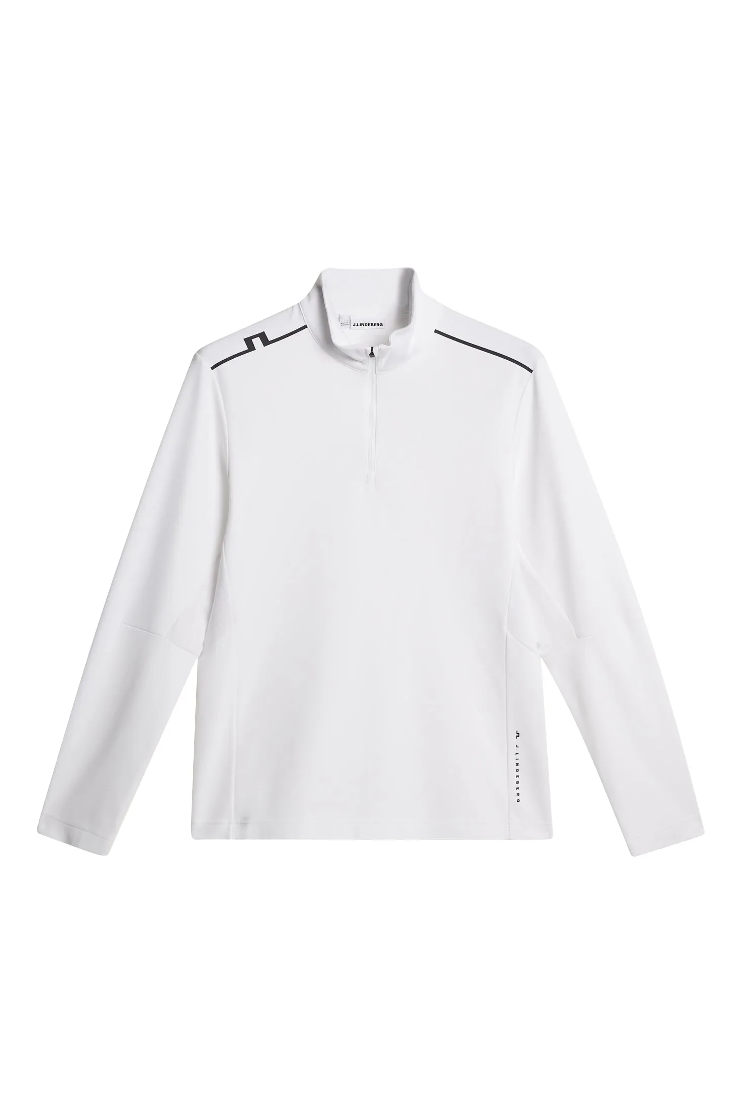 Leon Quarter Zip Mid Layer / White sold by J. Lindeberg