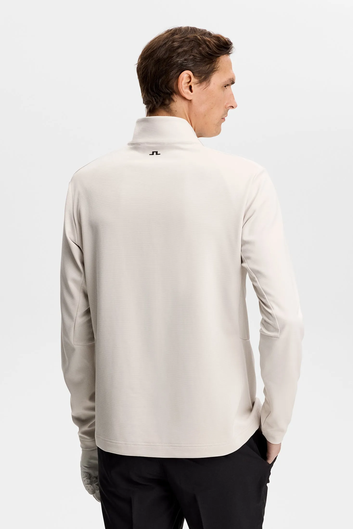 Leon Quarter Zip Mid Layer / Moonbeam sold by J. Lindeberg product image thumbnail 3