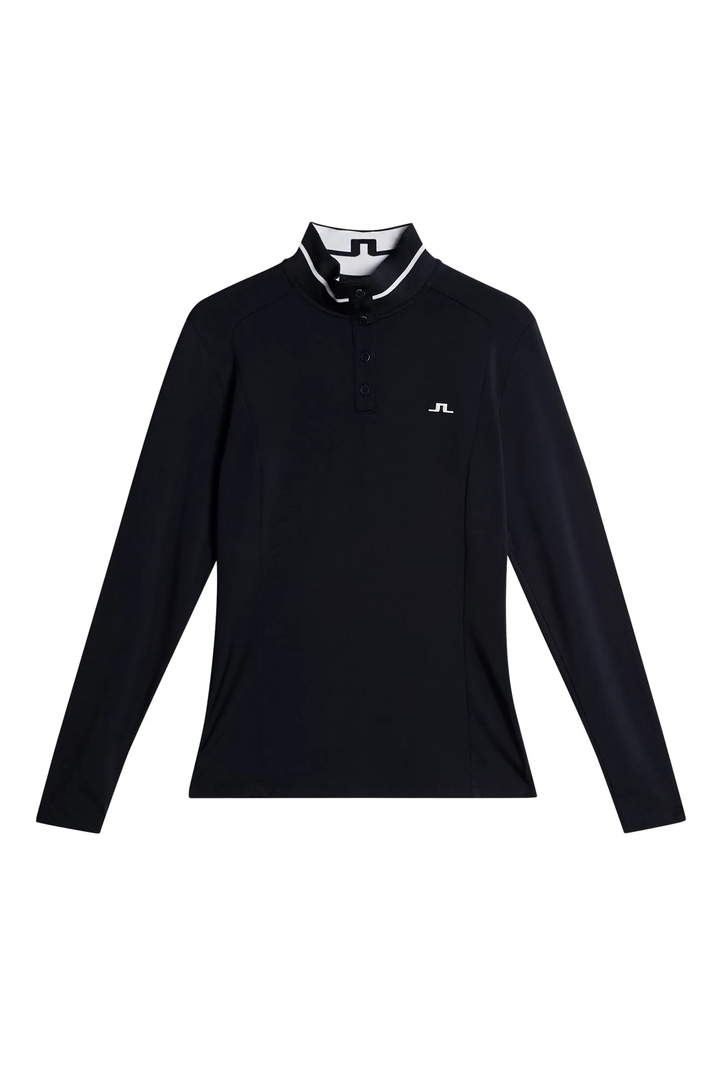 Hertta Long Sleeve Polo / JL Navy sold by J. Lindeberg