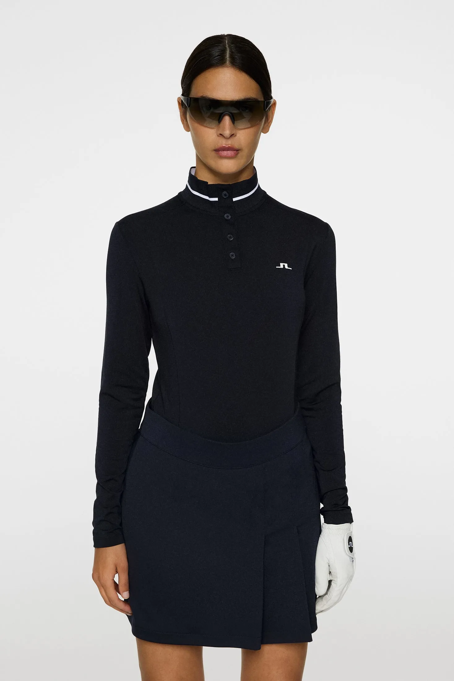 Hertta Long Sleeve Polo / JL Navy sold by J. Lindeberg product image thumbnail 2