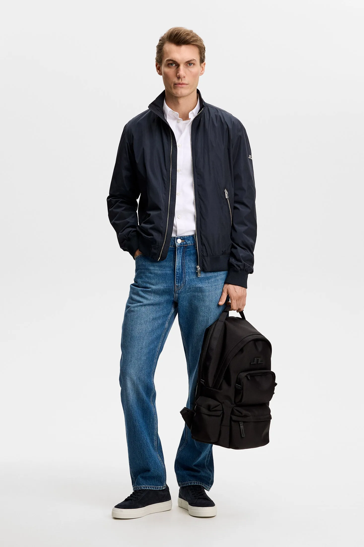 Kevin Poly Jacket / JL Navy sold by J. Lindeberg product image thumbnail 4
