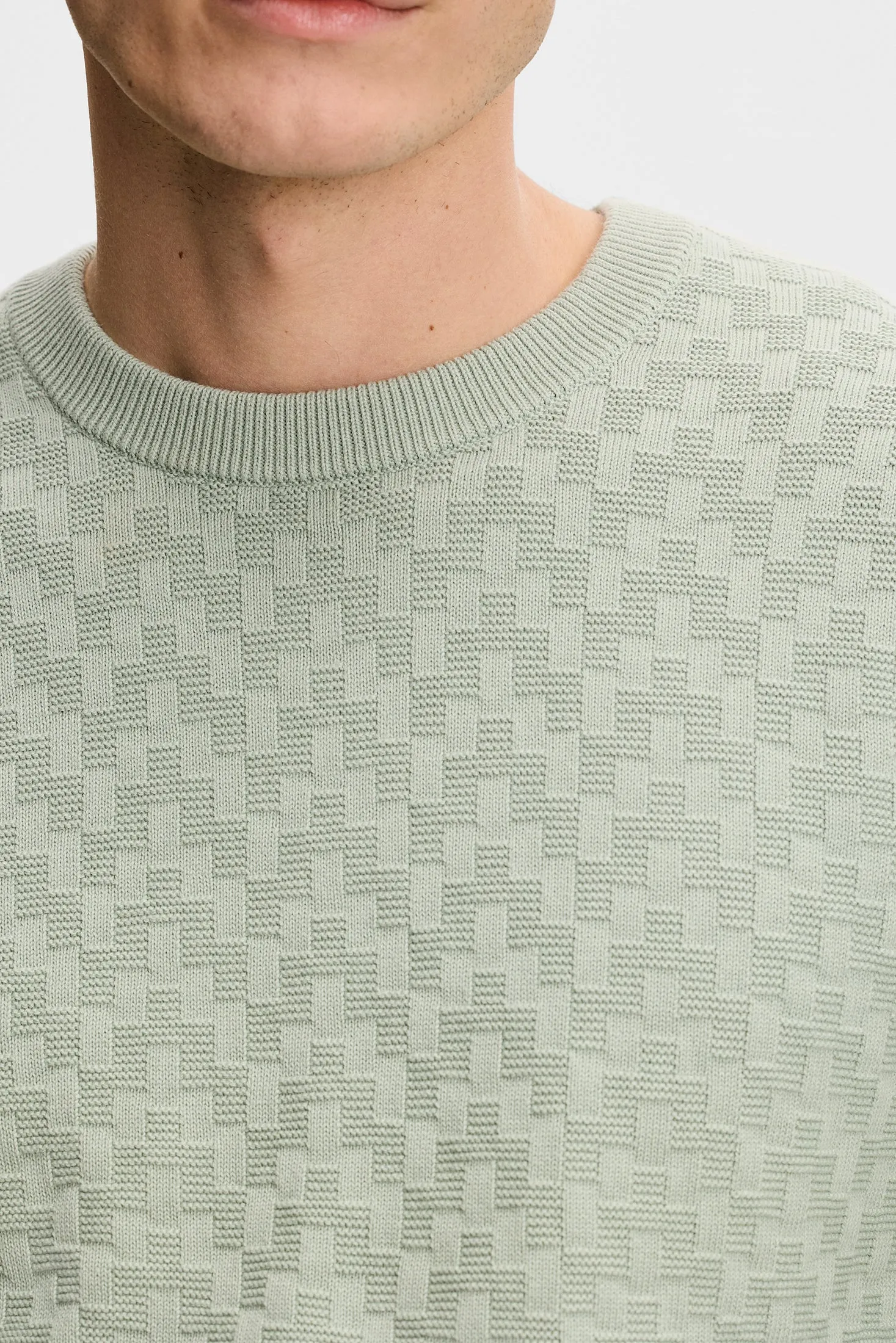 Arthur Knit Org Cotton / Jadeite sold by J. Lindeberg product image thumbnail 5