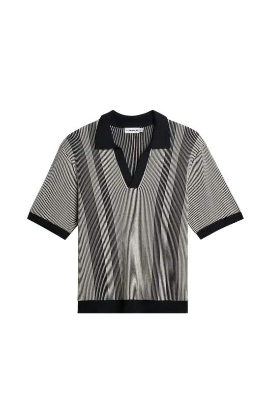 Sal Knitted Polo / Moonbeam sold by J. Lindeberg