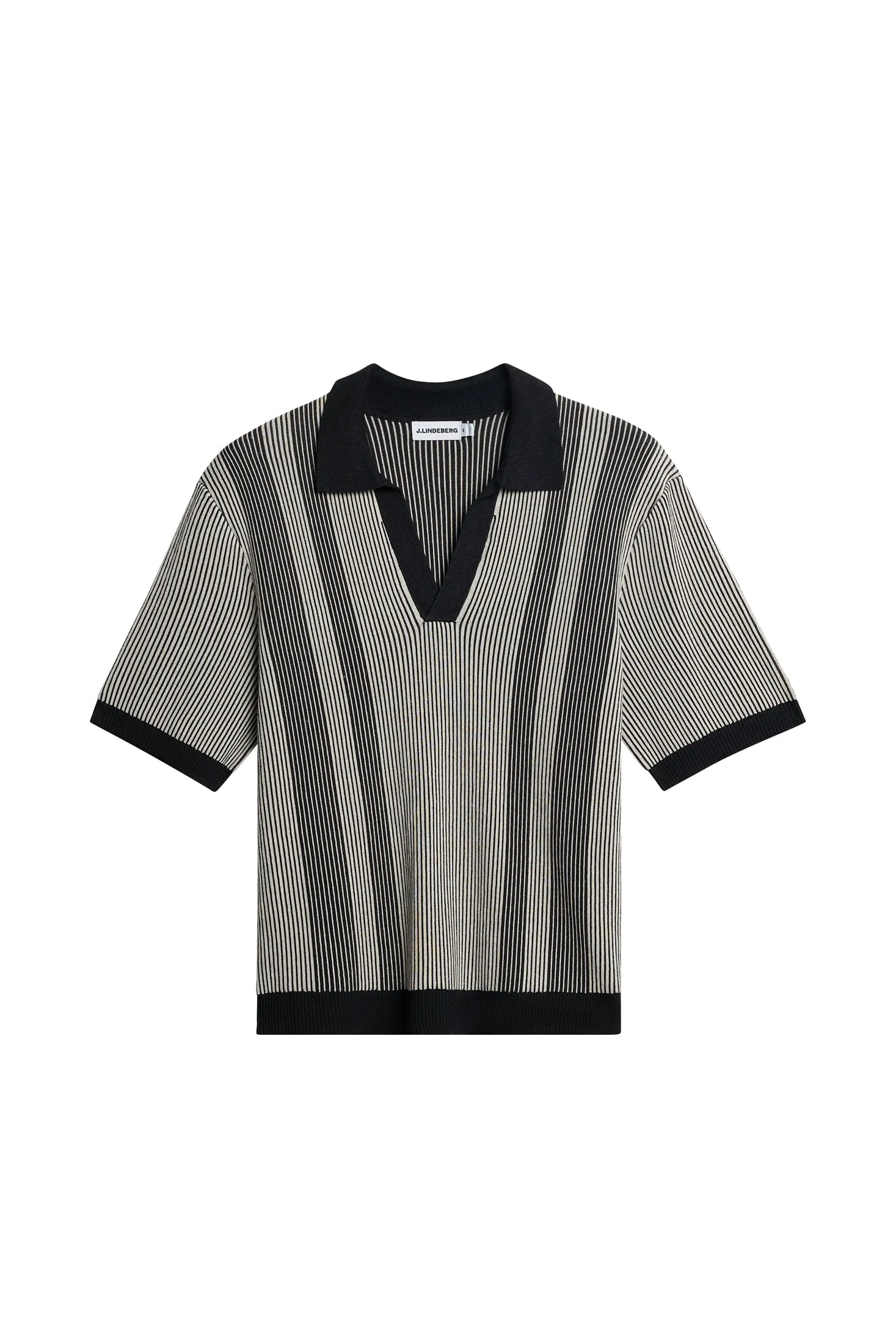 Sal Knitted Polo / Moonbeam sold by J. Lindeberg