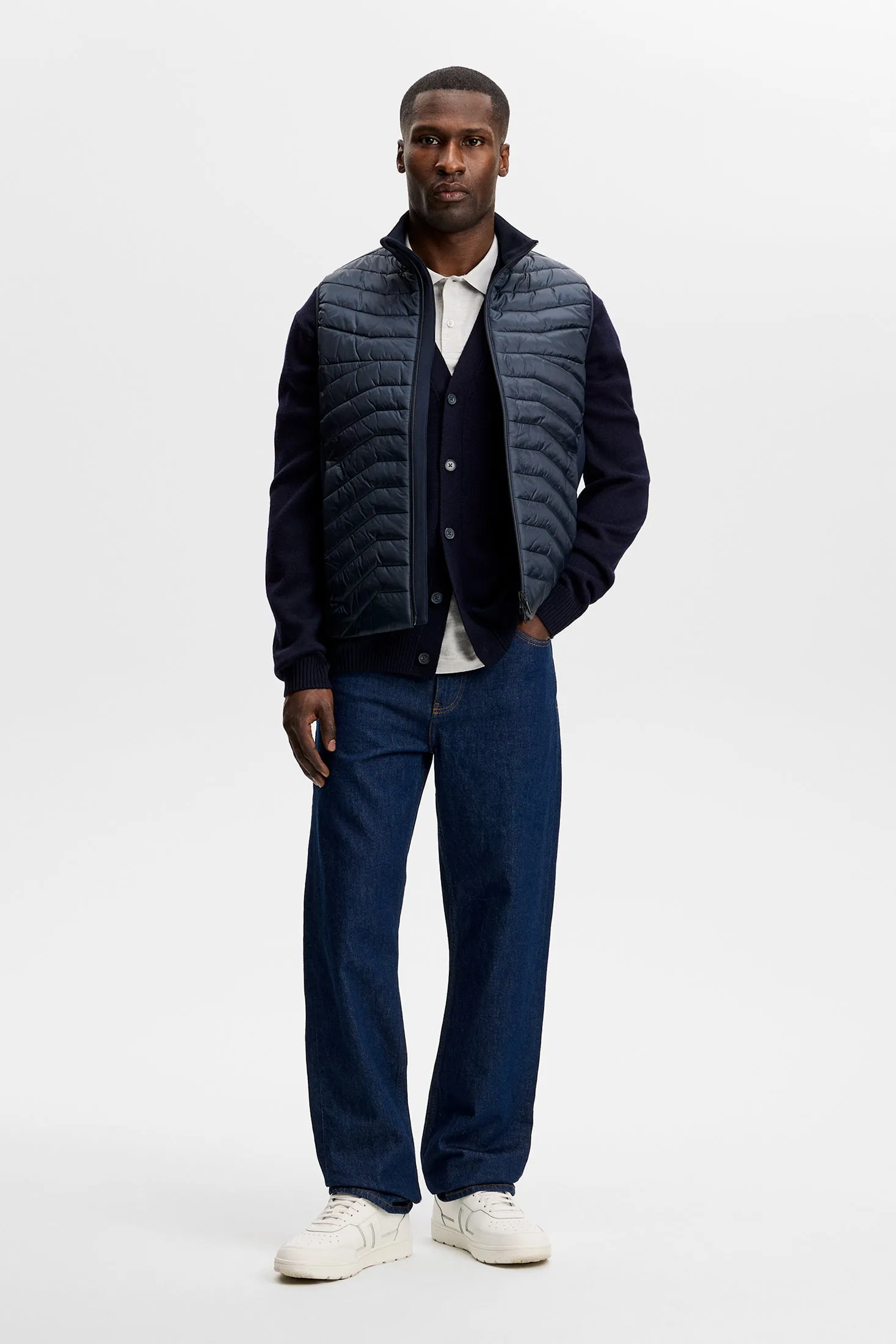 Jared Merino Cardigan / JL Navy sold by J. Lindeberg product image thumbnail 5