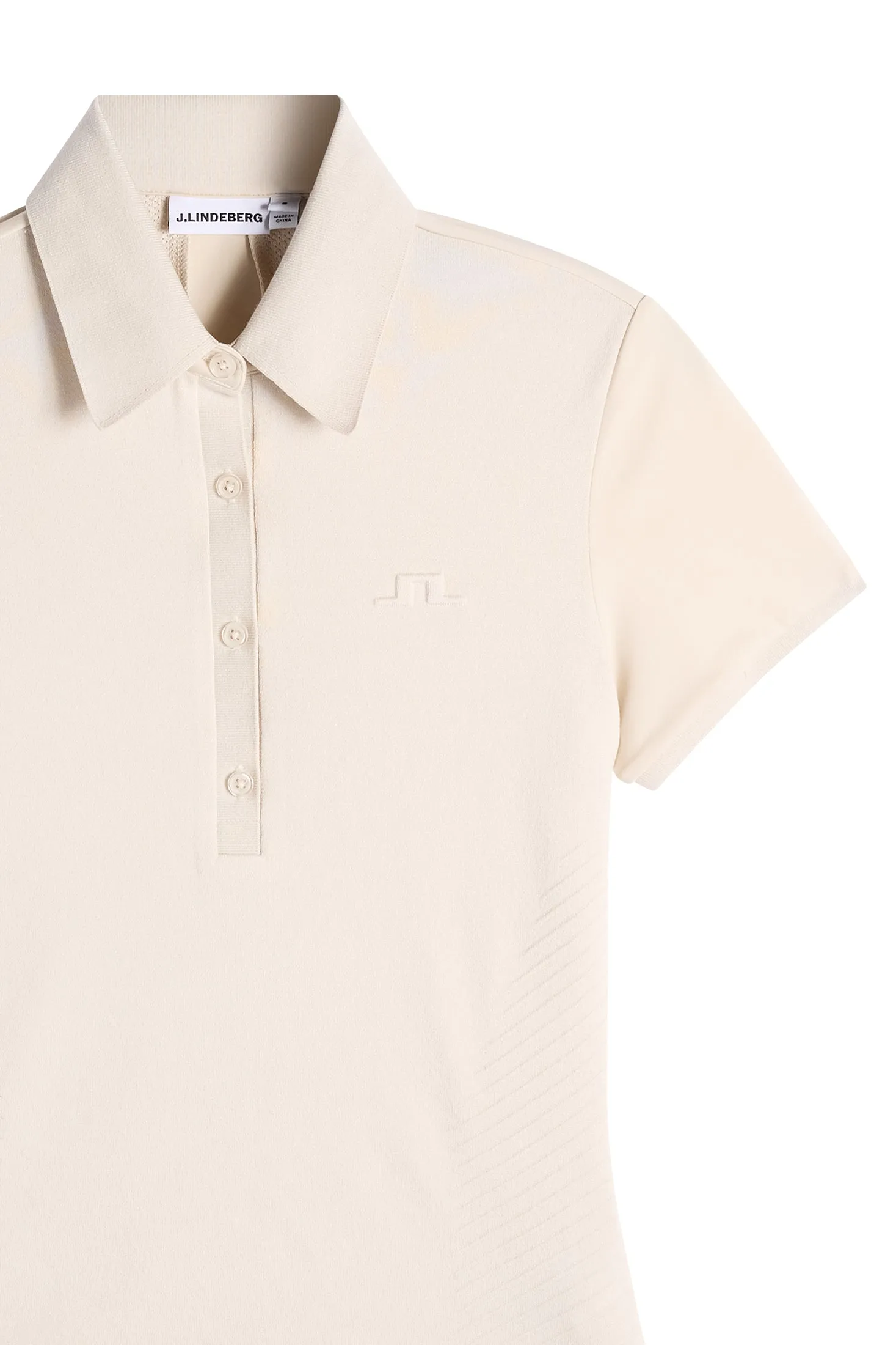 Kailey Hybrid Knit Polo Shirt / Moonbeam sold by J. Lindeberg product image thumbnail 3