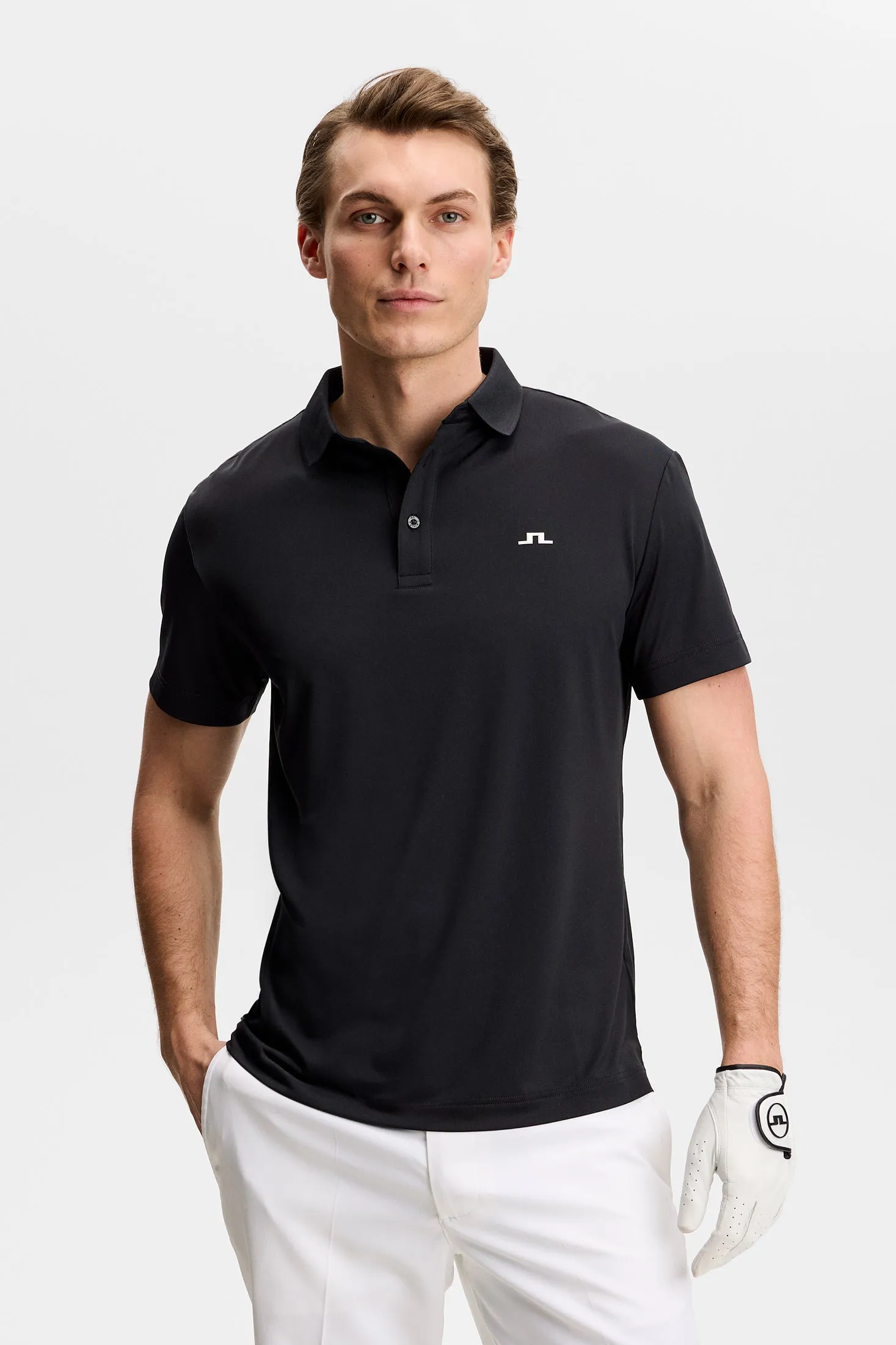 Bridge Polo / Black sold by J. Lindeberg product image thumbnail 2