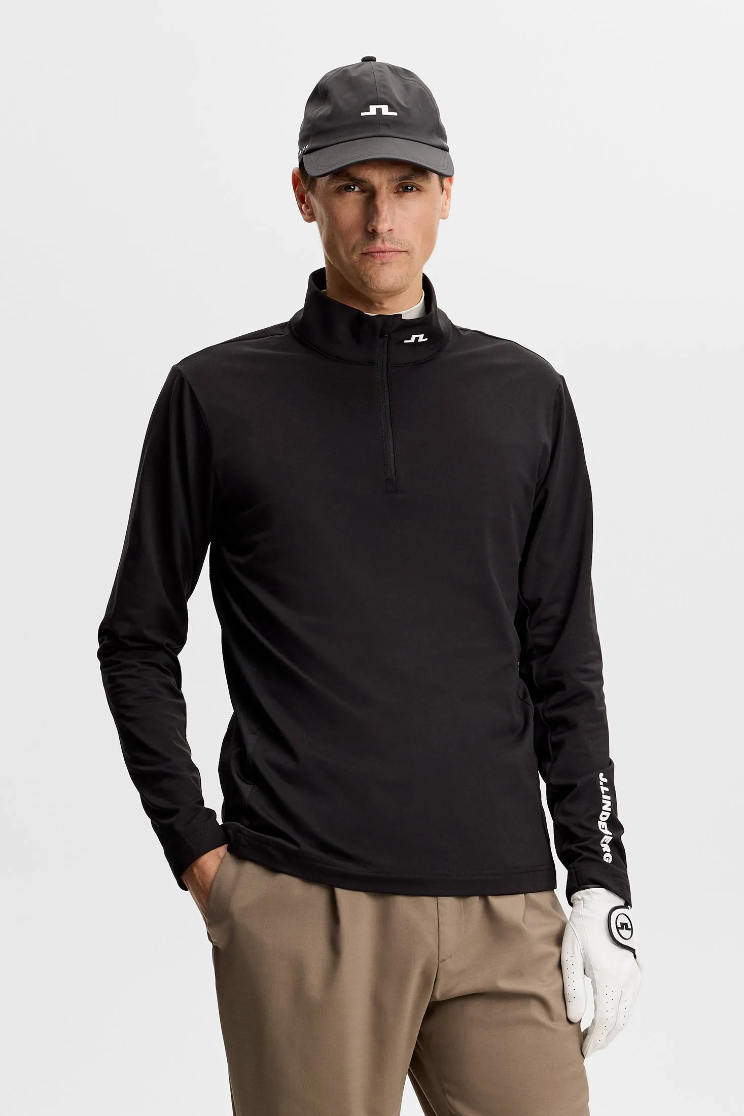 Tour Tech Mid Layer / Black sold by J. Lindeberg product image thumbnail 2