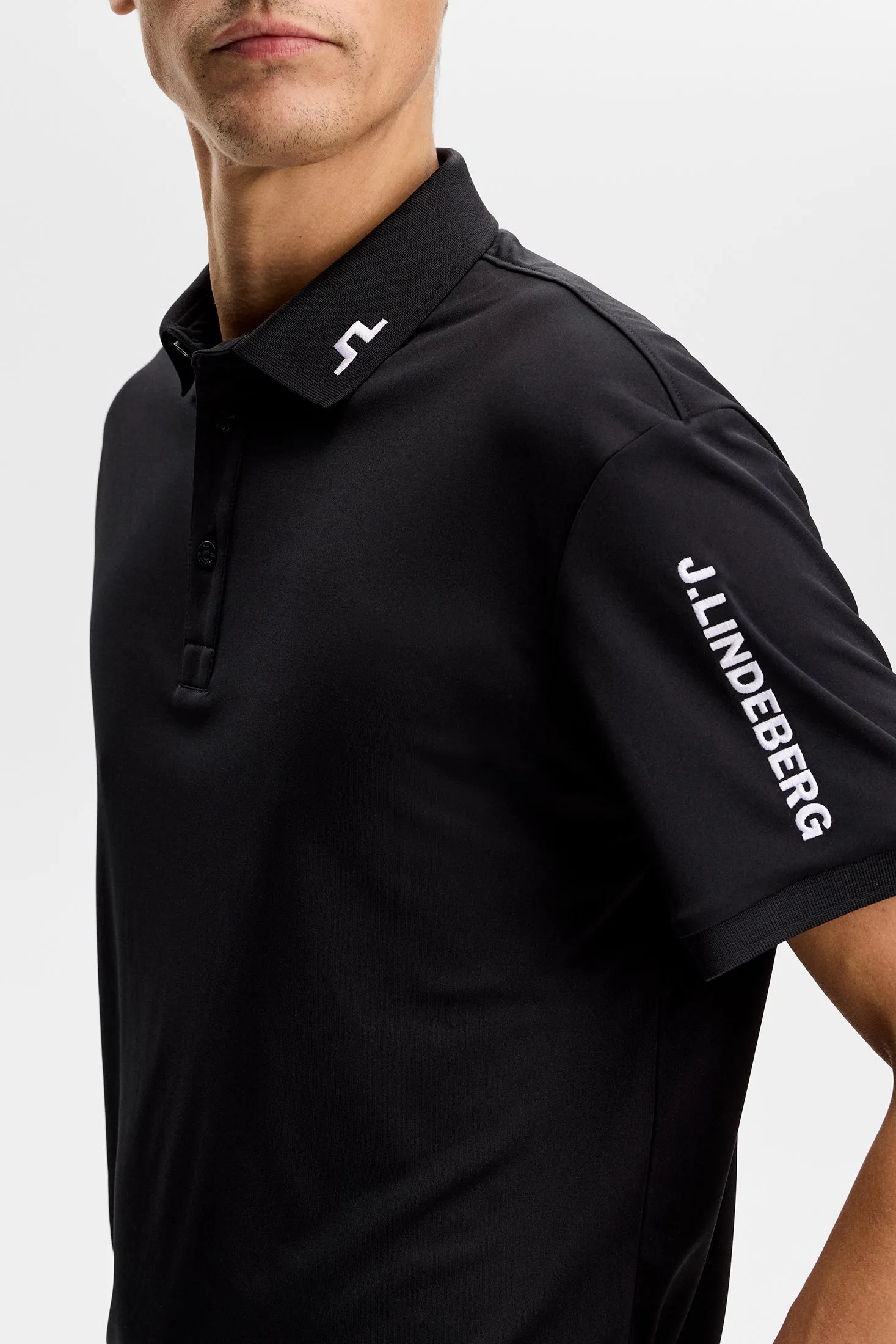 Tour Tech Polo / Black sold by J. Lindeberg product image thumbnail 5