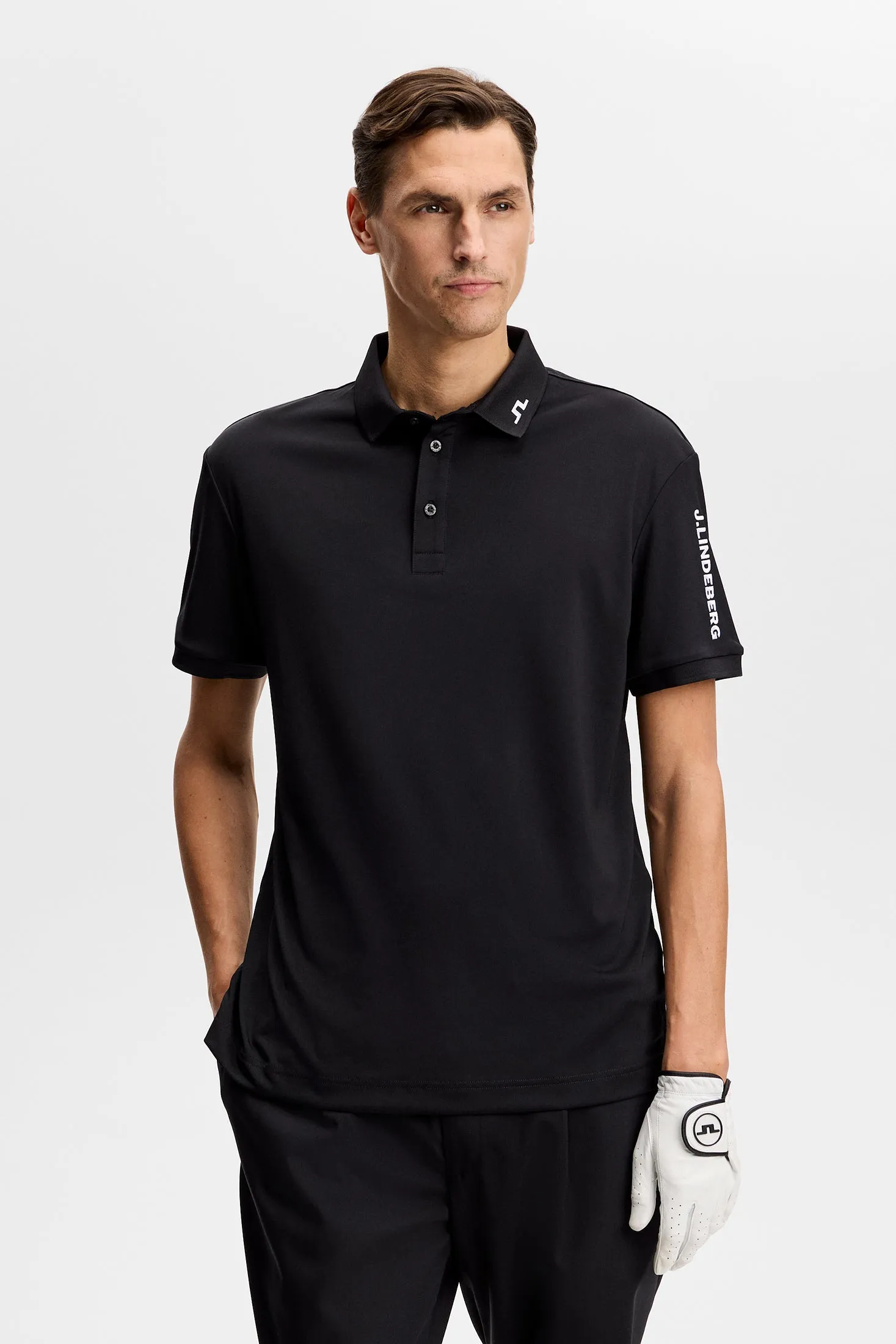 Tour Tech Polo / Black sold by J. Lindeberg product image thumbnail 2