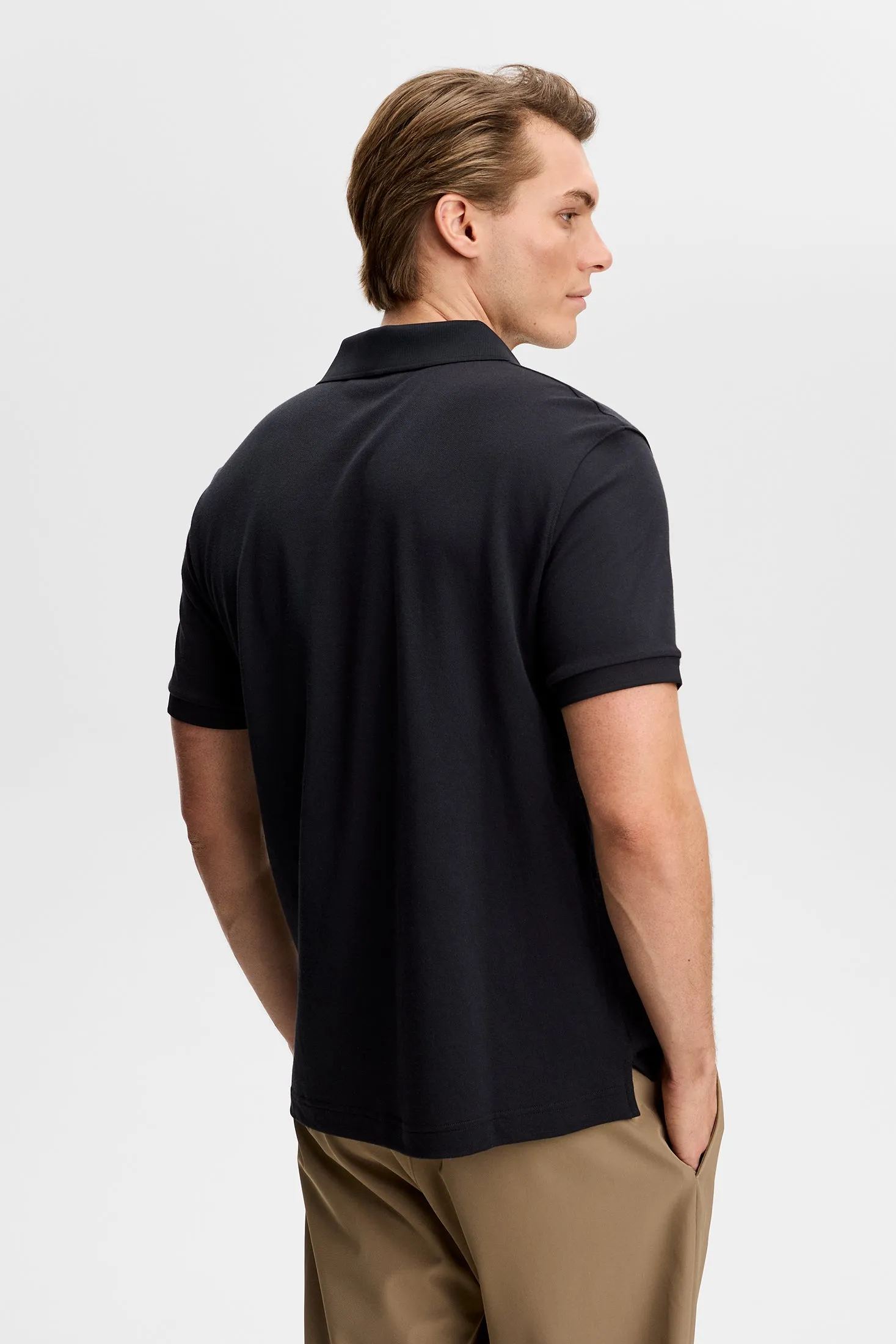 Verse Polo / Black sold by J. Lindeberg product image thumbnail 3