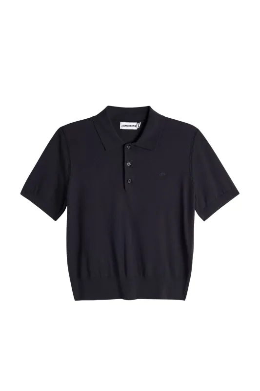 Blake SS Knit Polo / JL Navy sold by J. Lindeberg