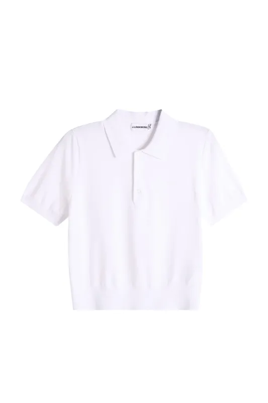 Blake SS Knit Polo / White sold by J. Lindeberg