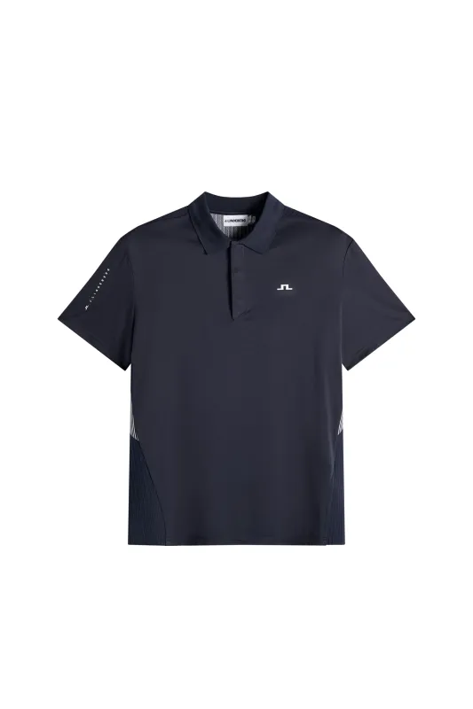 Neri Hybrid Knit Polo Shirt / JL Navy sold by J. Lindeberg