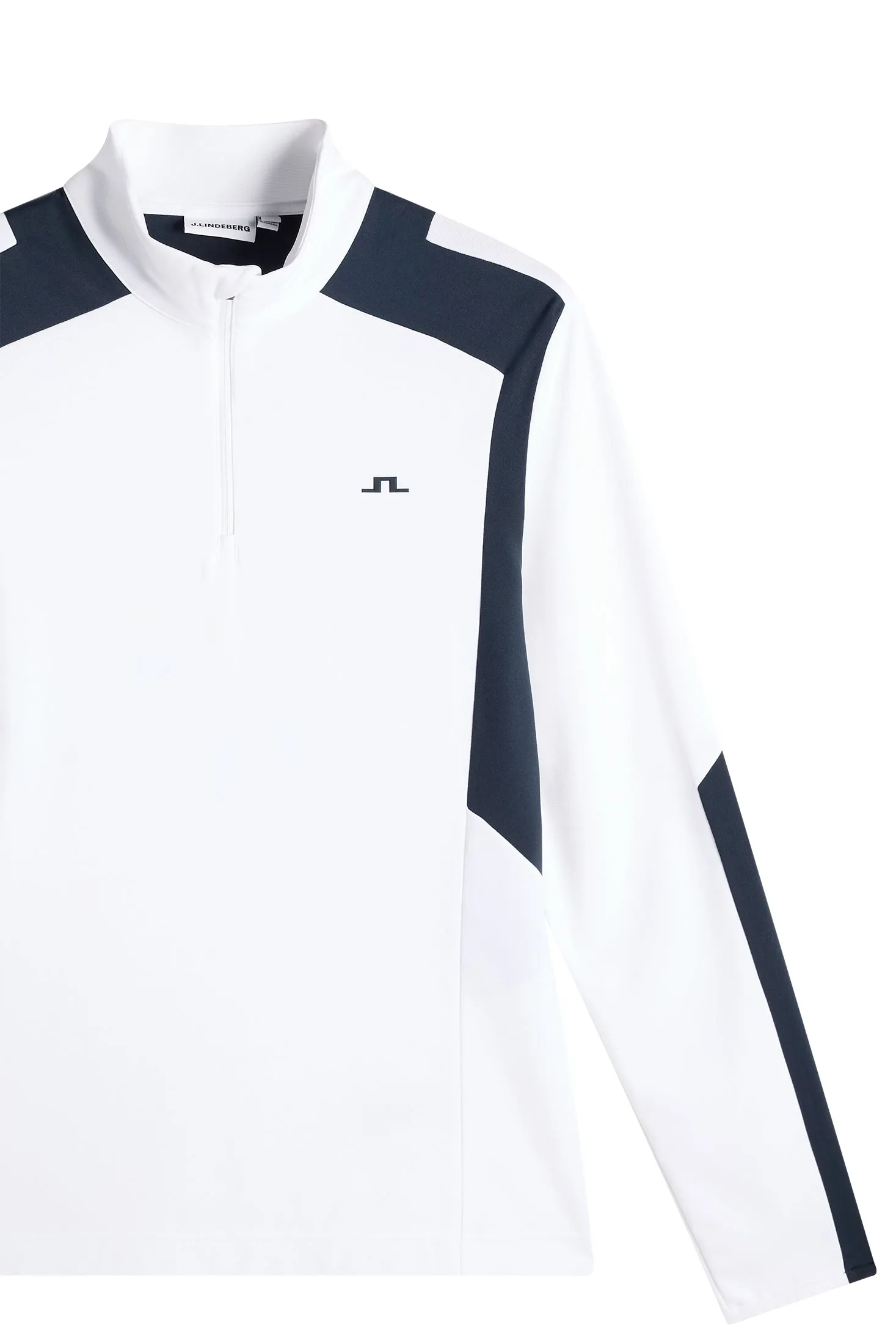 Lukas Quarter Zip Mid Layer / White sold by J. Lindeberg product image thumbnail 2