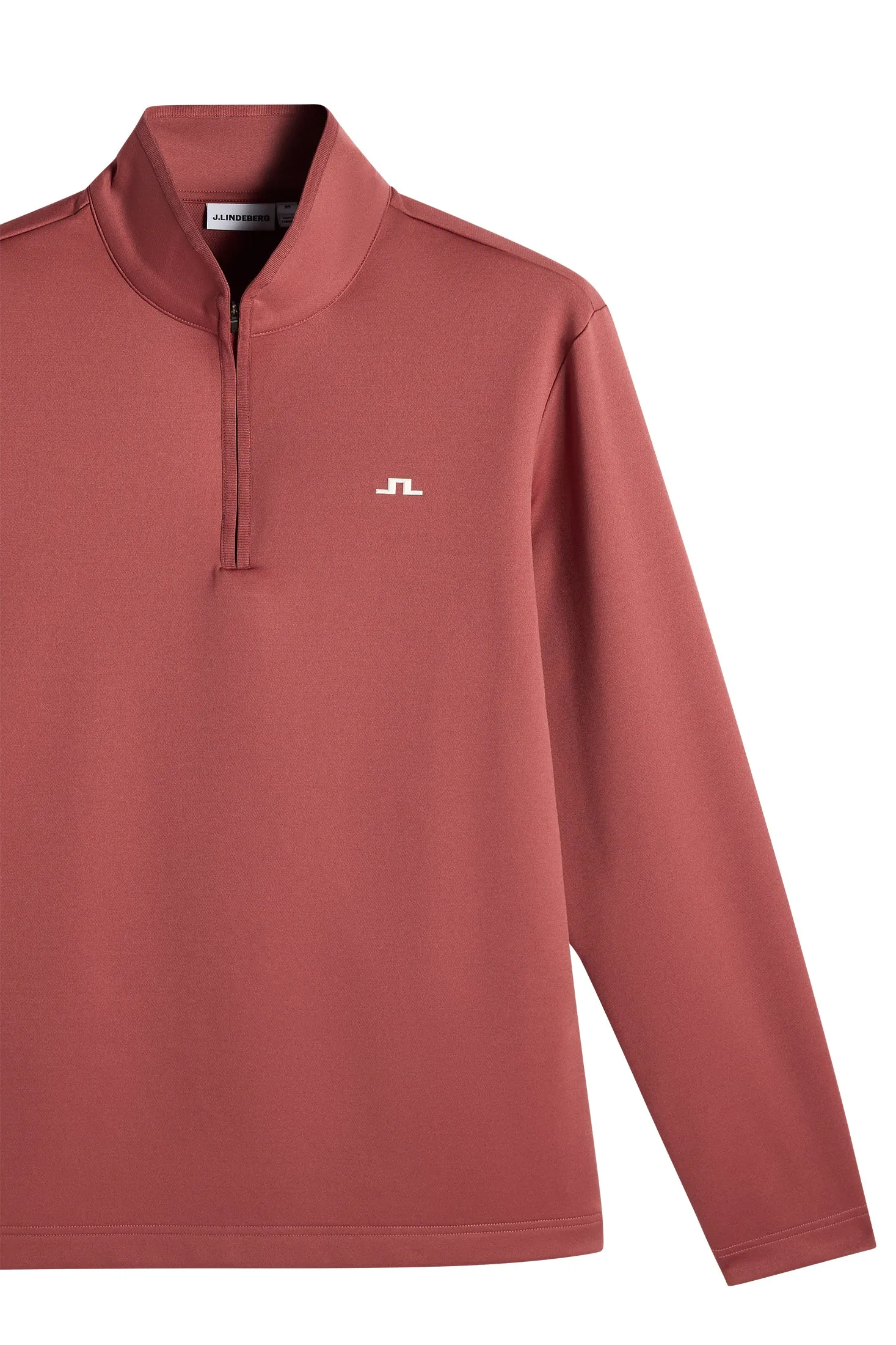 Clide Quarter Zip Mid Layer / Apple Butter sold by J. Lindeberg product image thumbnail 2
