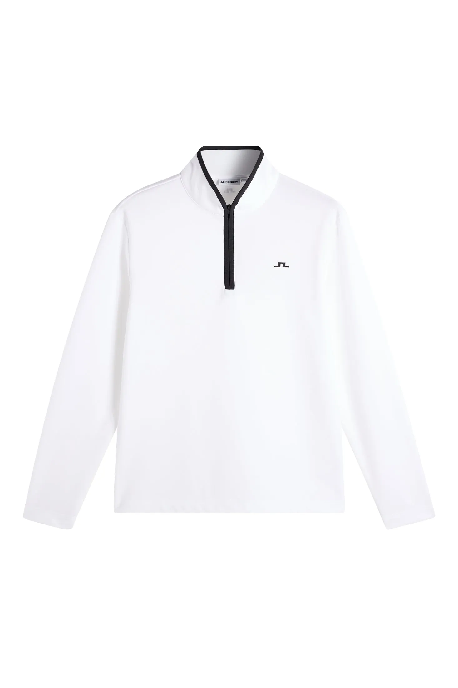 Clide Quarter Zip Mid Layer / White sold by J. Lindeberg