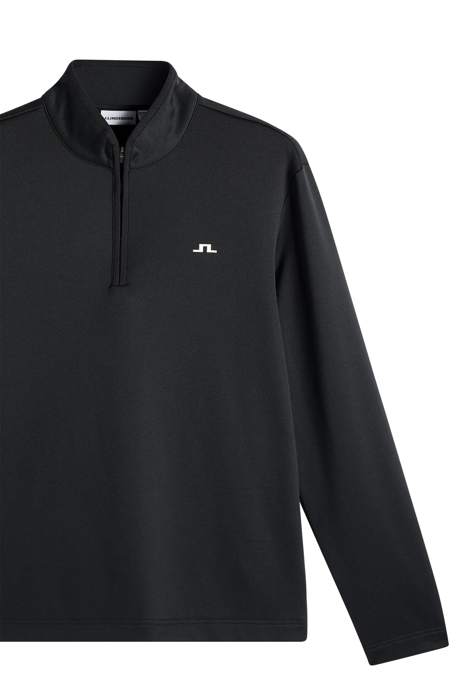 Clide Quarter Zip Mid Layer / Black sold by J. Lindeberg product image thumbnail 2