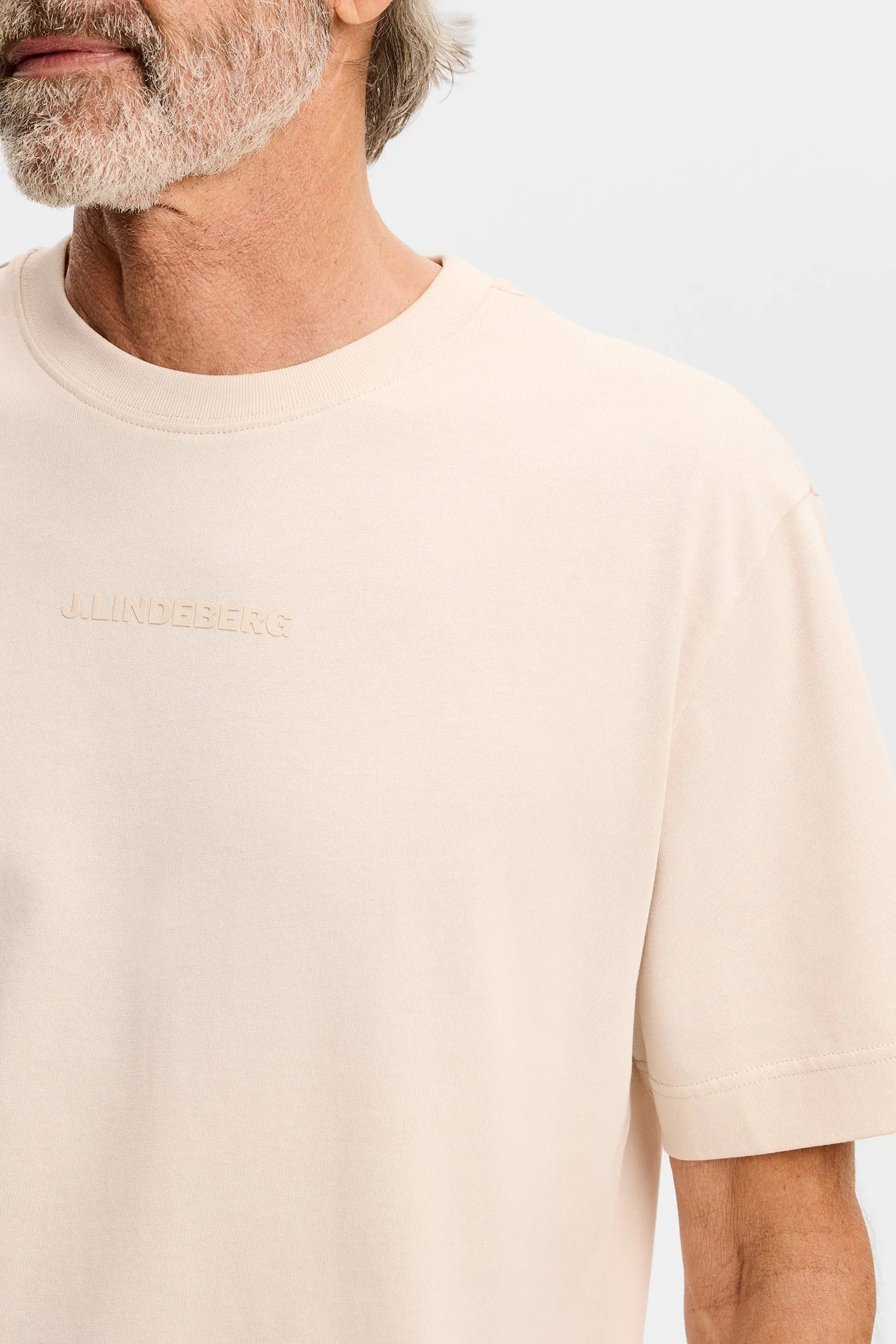 Hale Heavy Logo T-shirt / Moonbeam sold by J. Lindeberg product image thumbnail 5