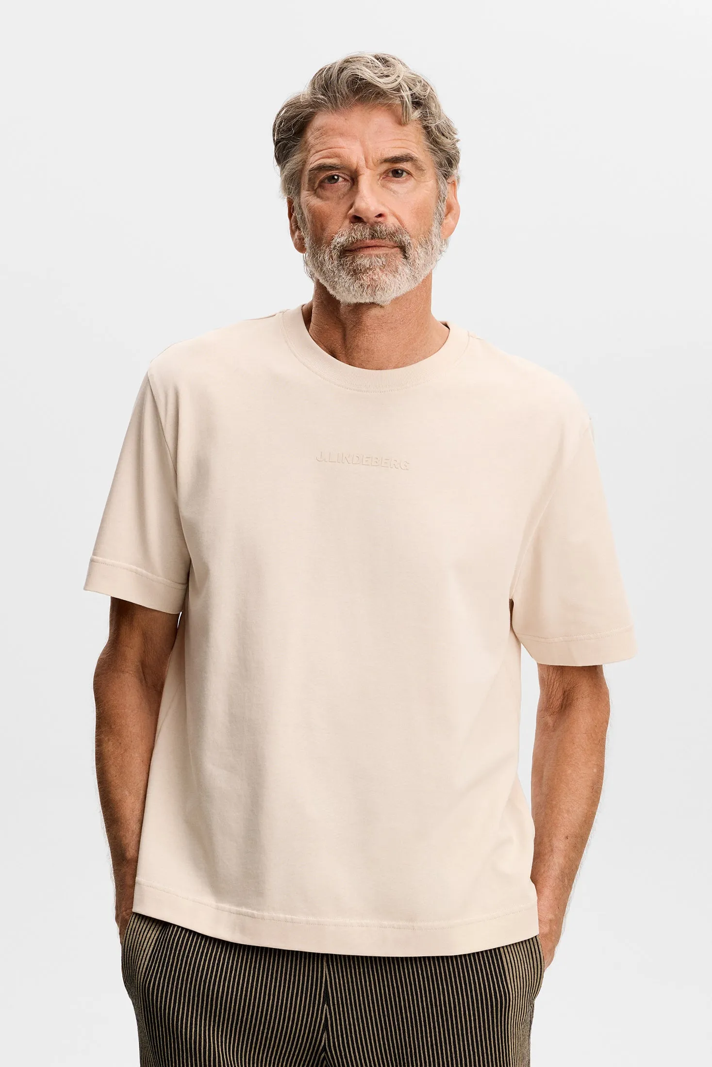 Hale Heavy Logo T-shirt / Moonbeam sold by J. Lindeberg product image thumbnail 2