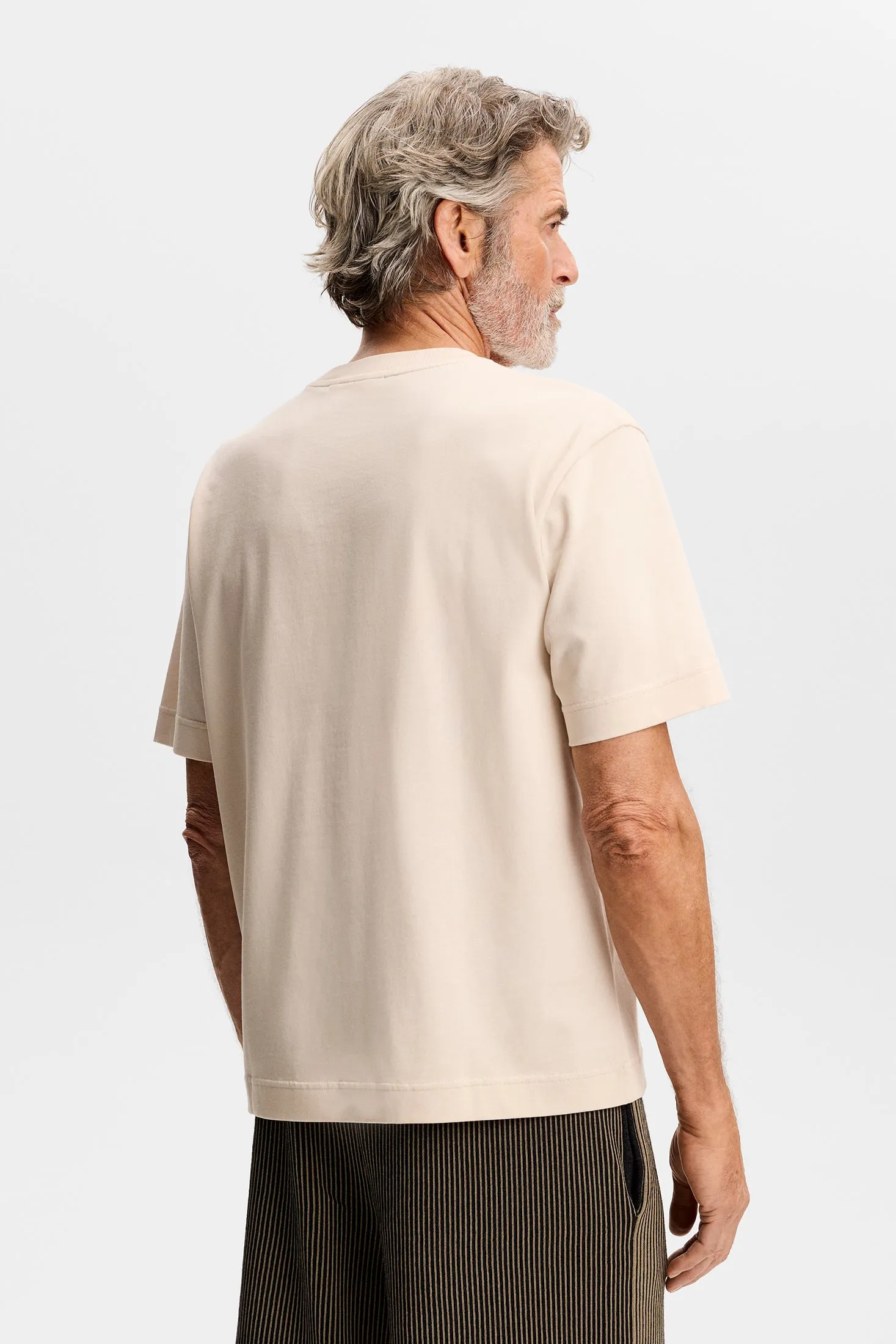 Hale Heavy Logo T-shirt / Moonbeam sold by J. Lindeberg product image thumbnail 3