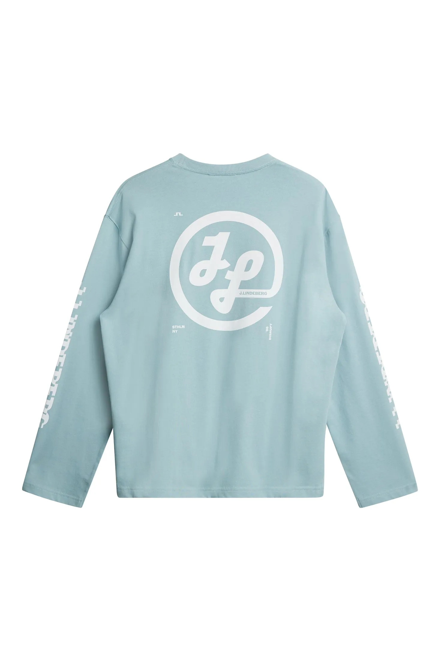 Walsh LS Print T-shirt / Forget-Me-Not sold by J. Lindeberg product image thumbnail 2