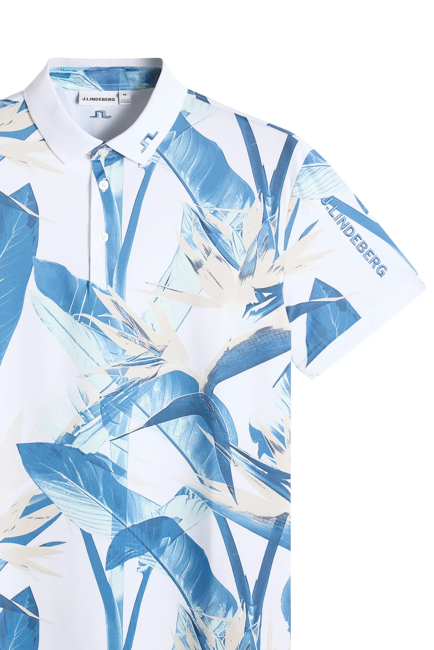 Tour Tech Print Polo / Paradise Skylight M sold by J. Lindeberg product image thumbnail 2